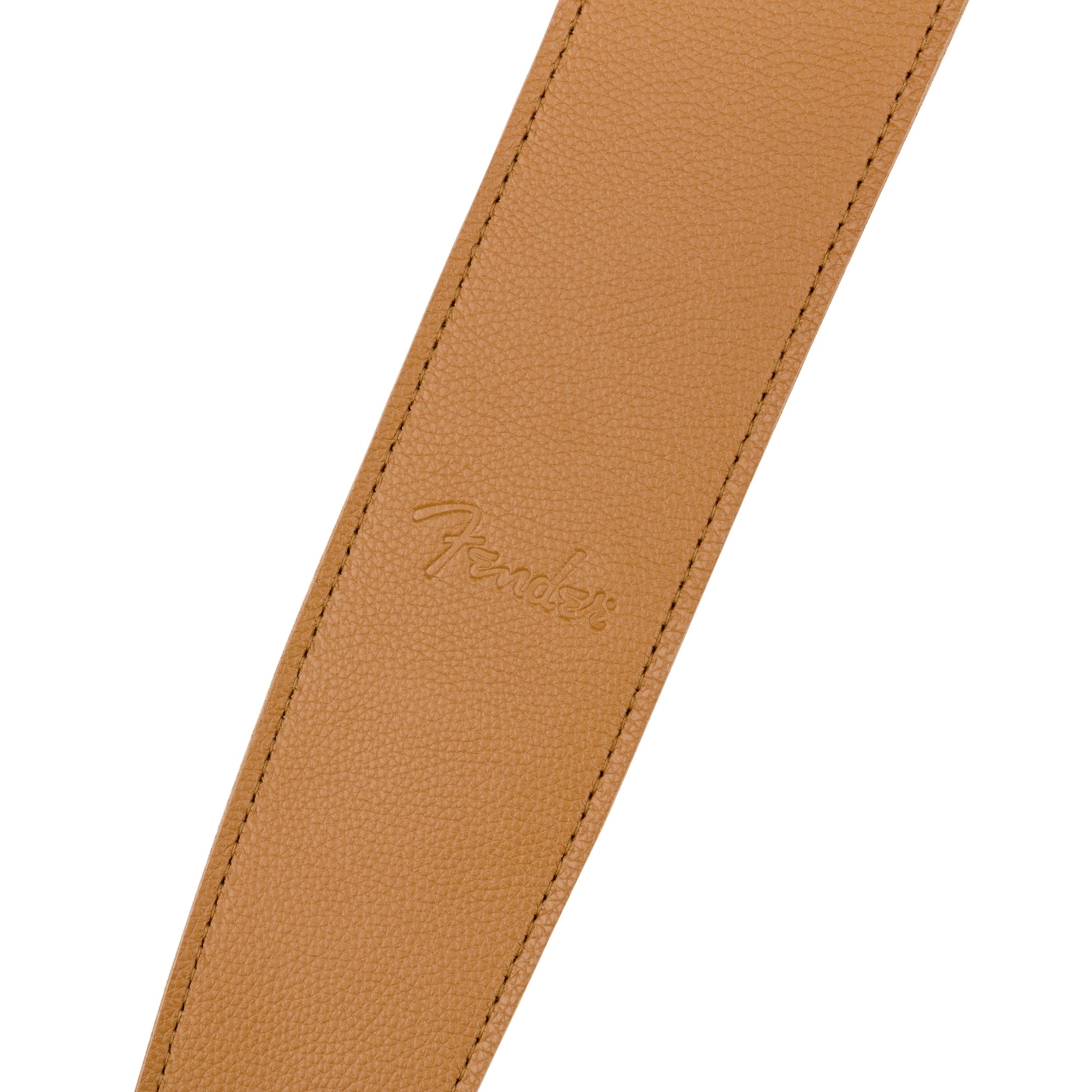 Fender 2.5" Wide Limited Edition Leather Guitar Strap Laurel Tan