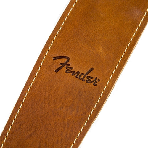 Fender Ball Glove Leather Guitar Strap - Brown