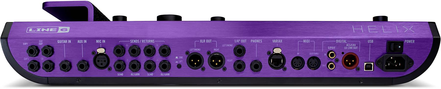 Line 6 Helix Guitar Multi-Effects Floor Processor Pedal - Limited Edition Purple