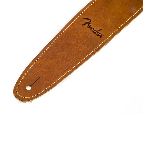 Fender Ball Glove Leather Guitar Strap - Brown