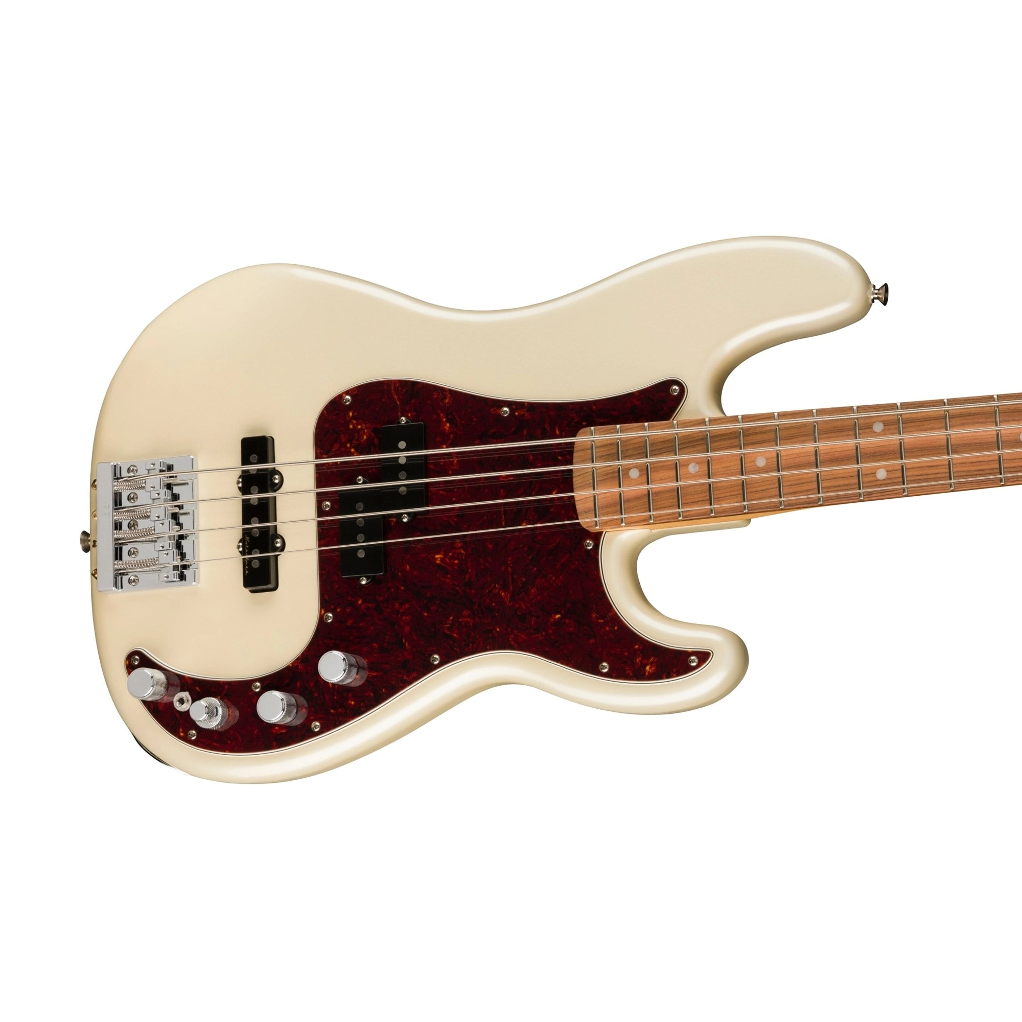Fender Player Plus Active Precision Electric Bass Guitar - Olympic Pearl
