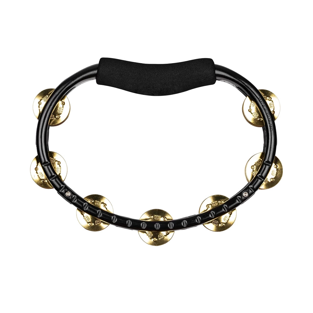 Meinl Hand Tambourine Black - Brass Jingles