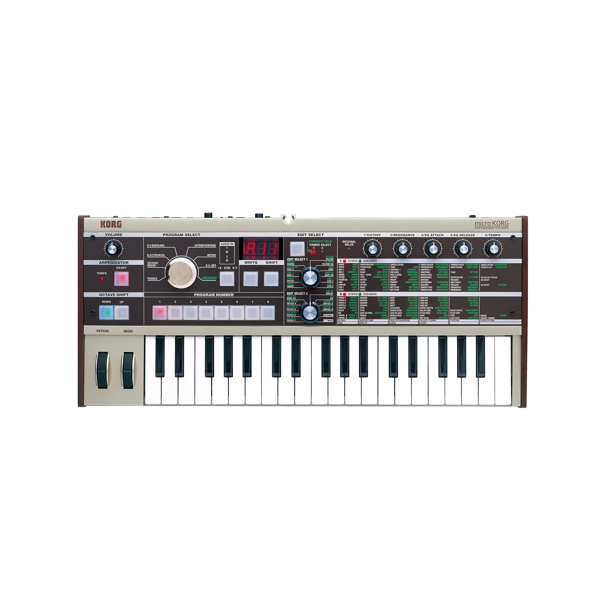 Korg microKORG S Synthesizer and Vocoder with Built - in Speakers