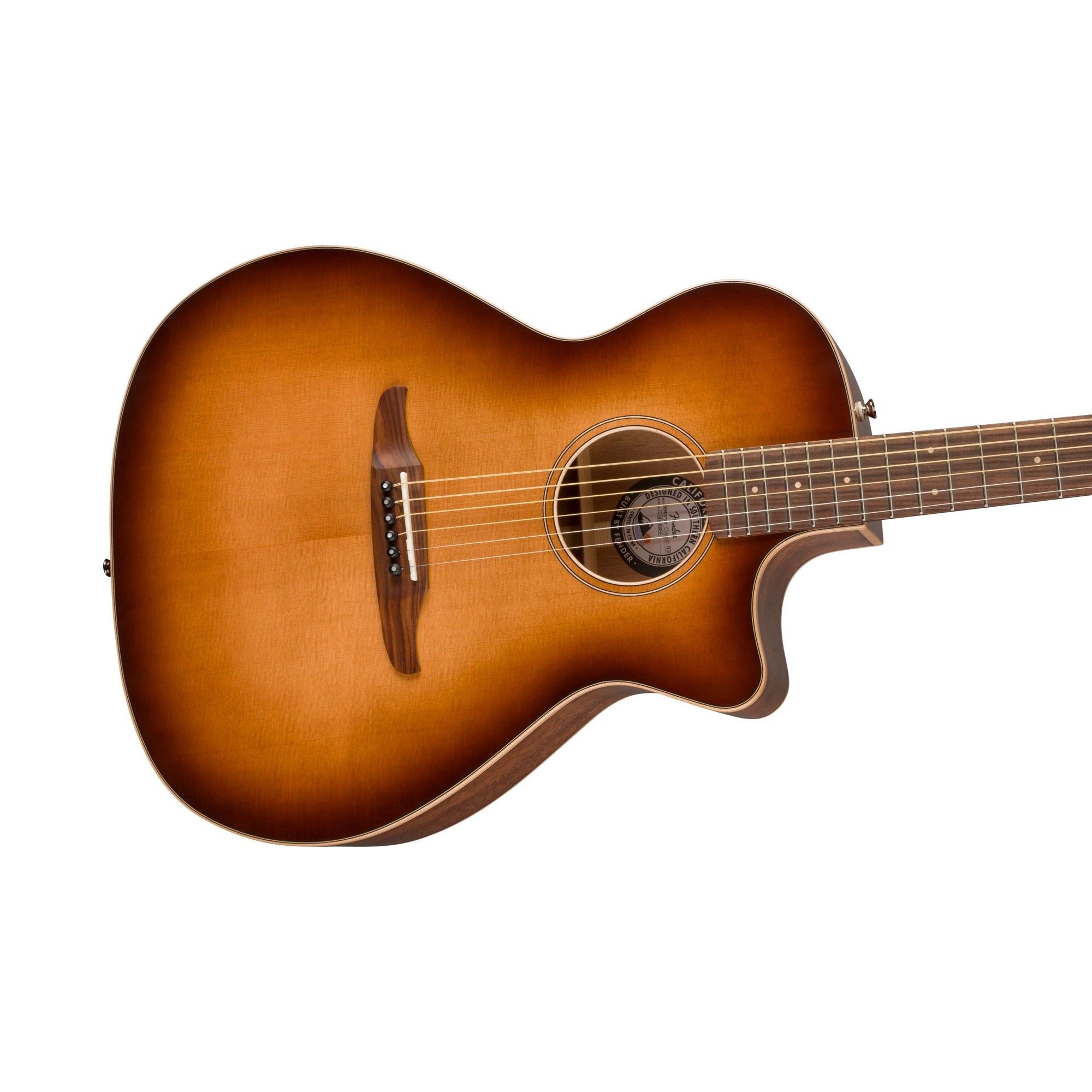Fender Newporter Classic Acoustic Electric - Aged Cherry Burst