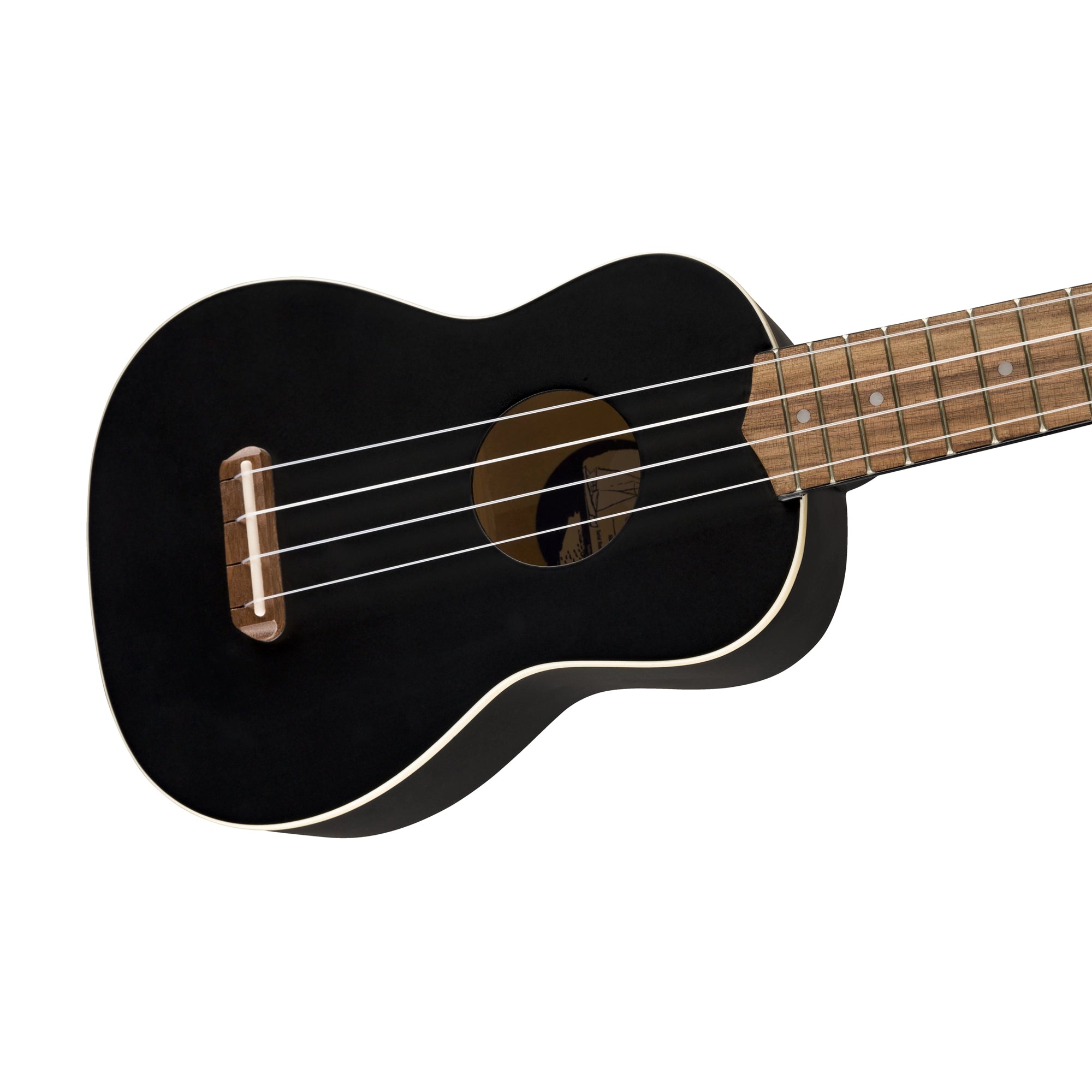 Fender Venice Soprano Ukulele - Black