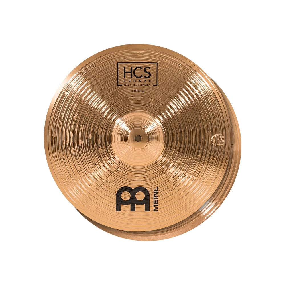 Meinl HCS Bronze Basic Cymbals Set - 14" Hi-Hats, 18" Crash Cymbal