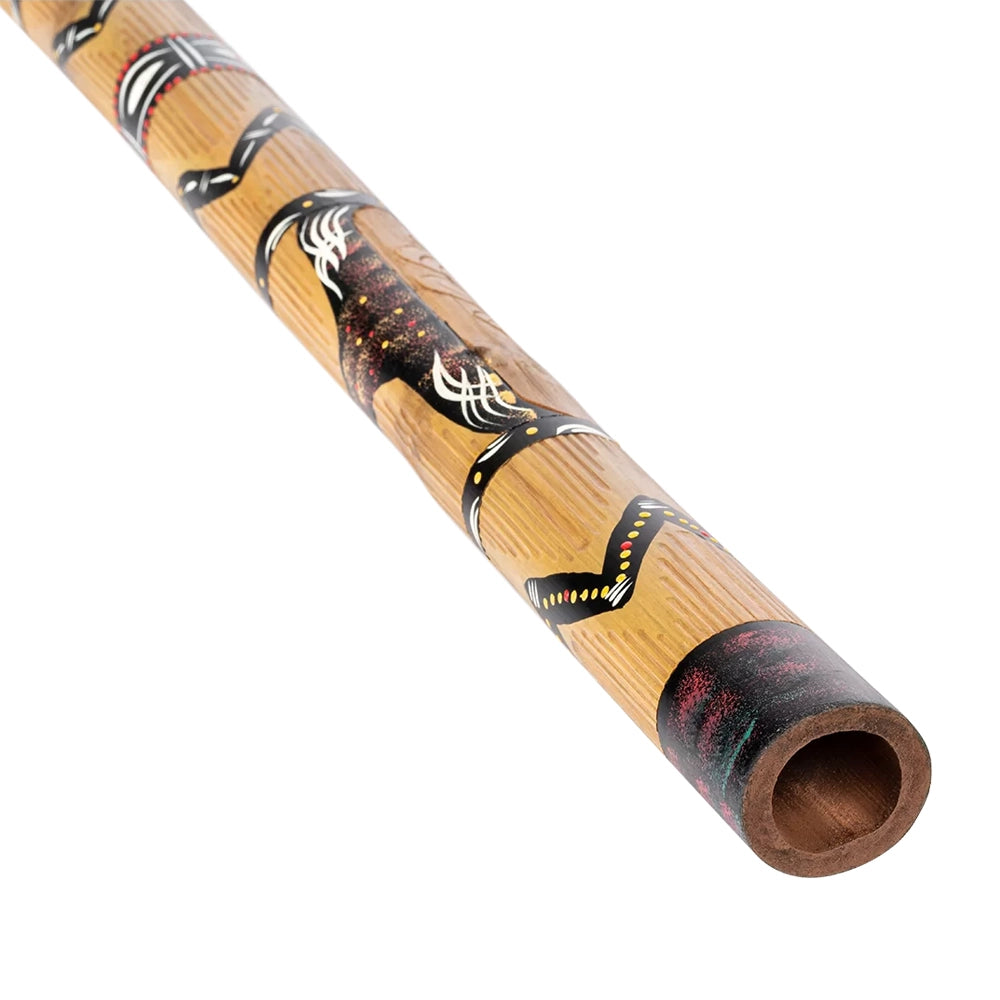 Meinl Bamboo Didgeridoo, Brown Carved/ Painted