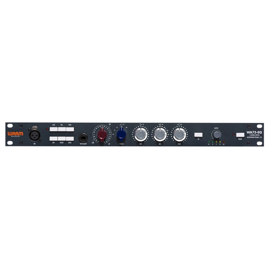 Front view of Warm Audio WA73-EQ 1 Channel British Mic Pre & amp; EQ