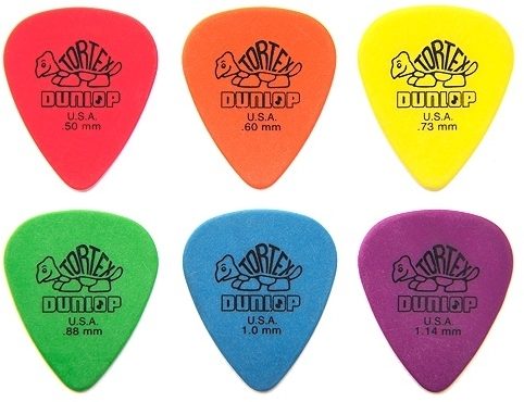 Guitar pick gauges hotsell