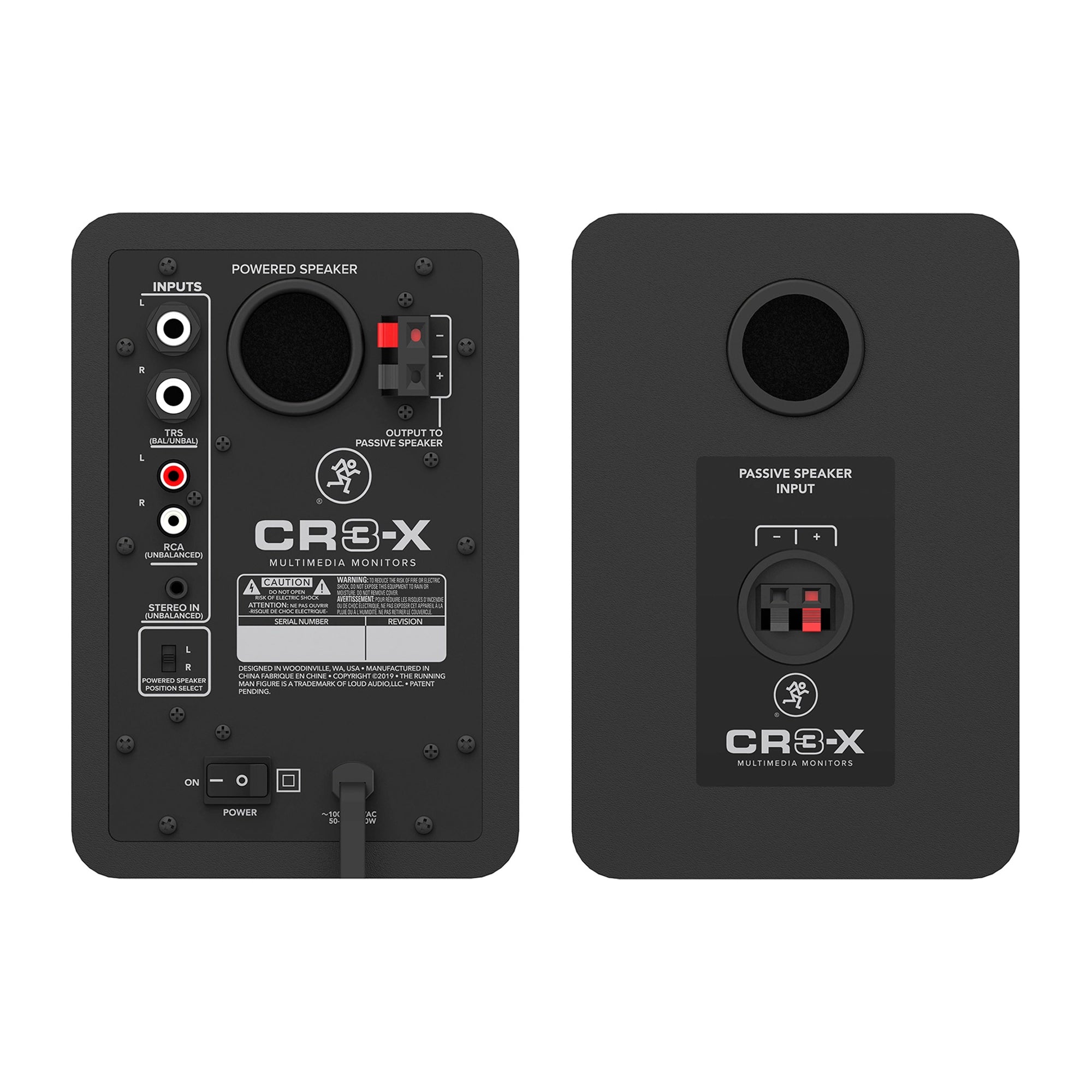 Mackie CR3-X Creative Reference Series 3" Multimedia Monitors (Pair)