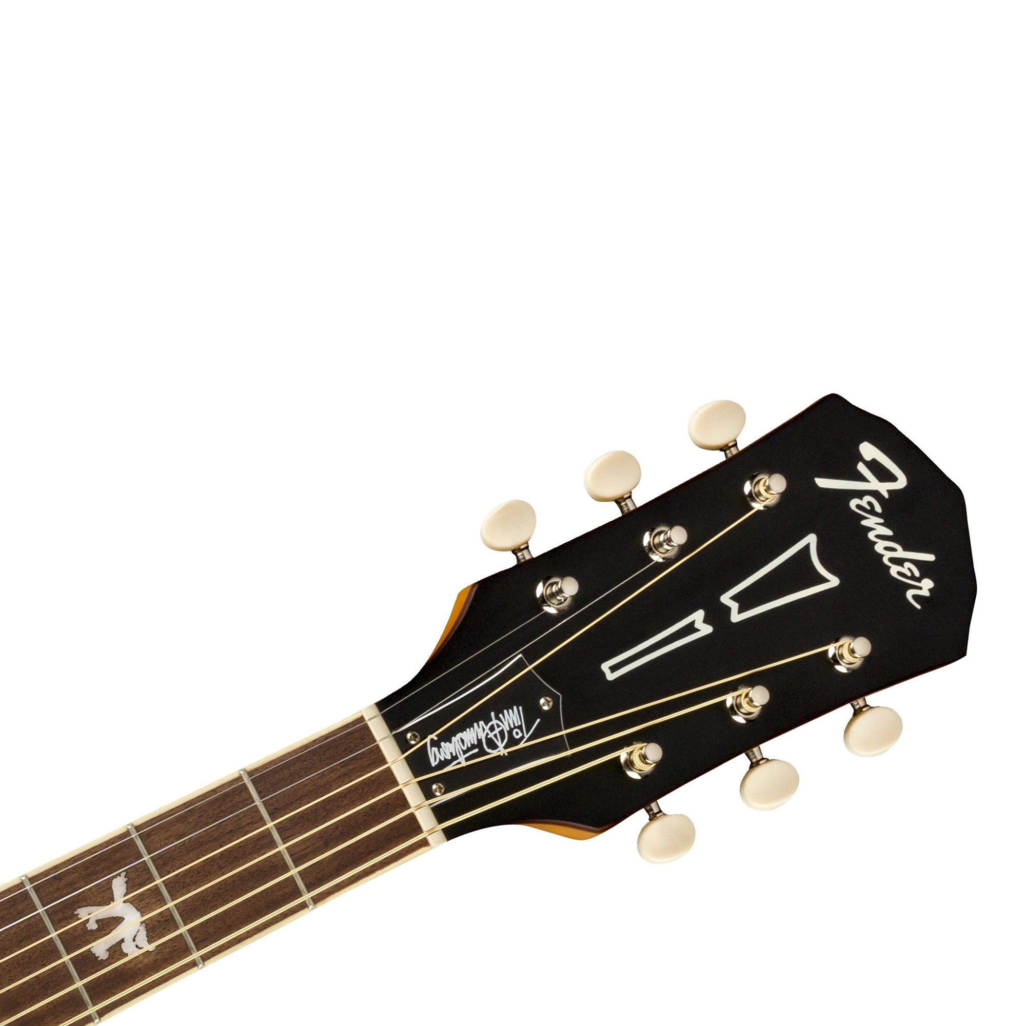 Fender Tim Armstrong Hellcat, Left-Handed Acoustic-Electric Guitar - Natural