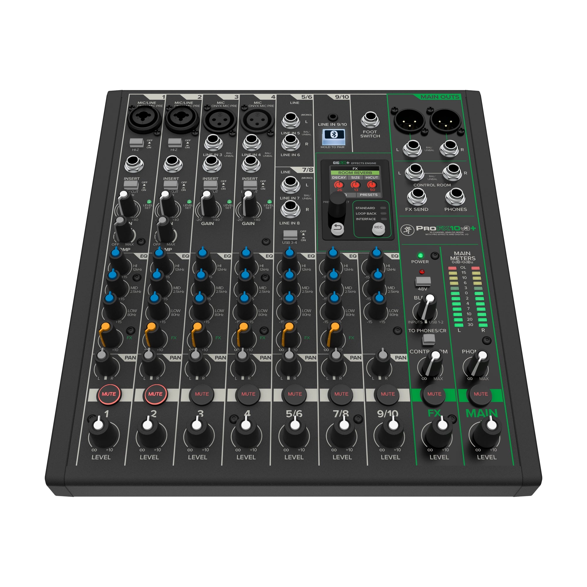 Mackie Profx10v3+ 10-Channel Mixer