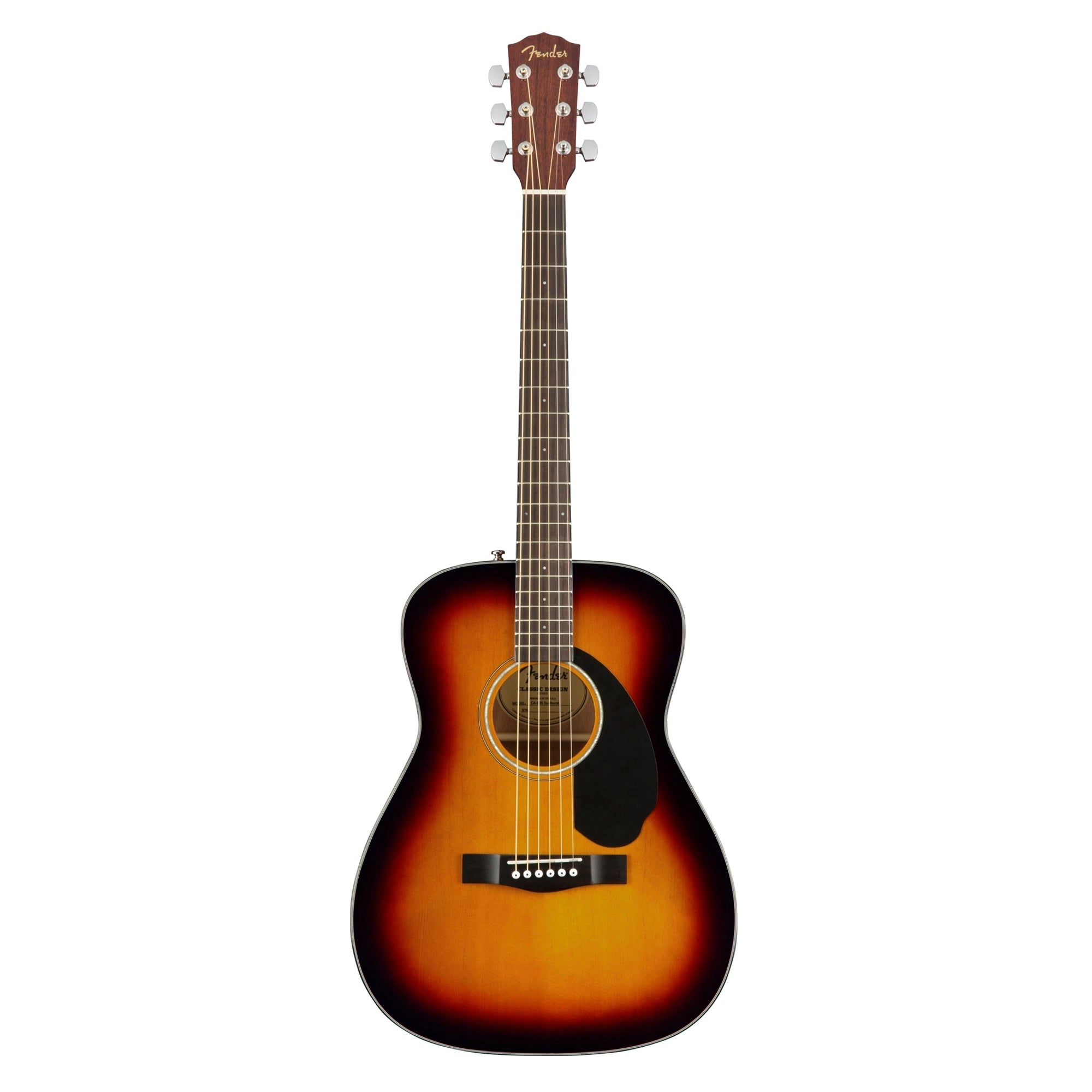 Fender CC-60s Concert Acoustic Guitar - 3-Color Sunburst