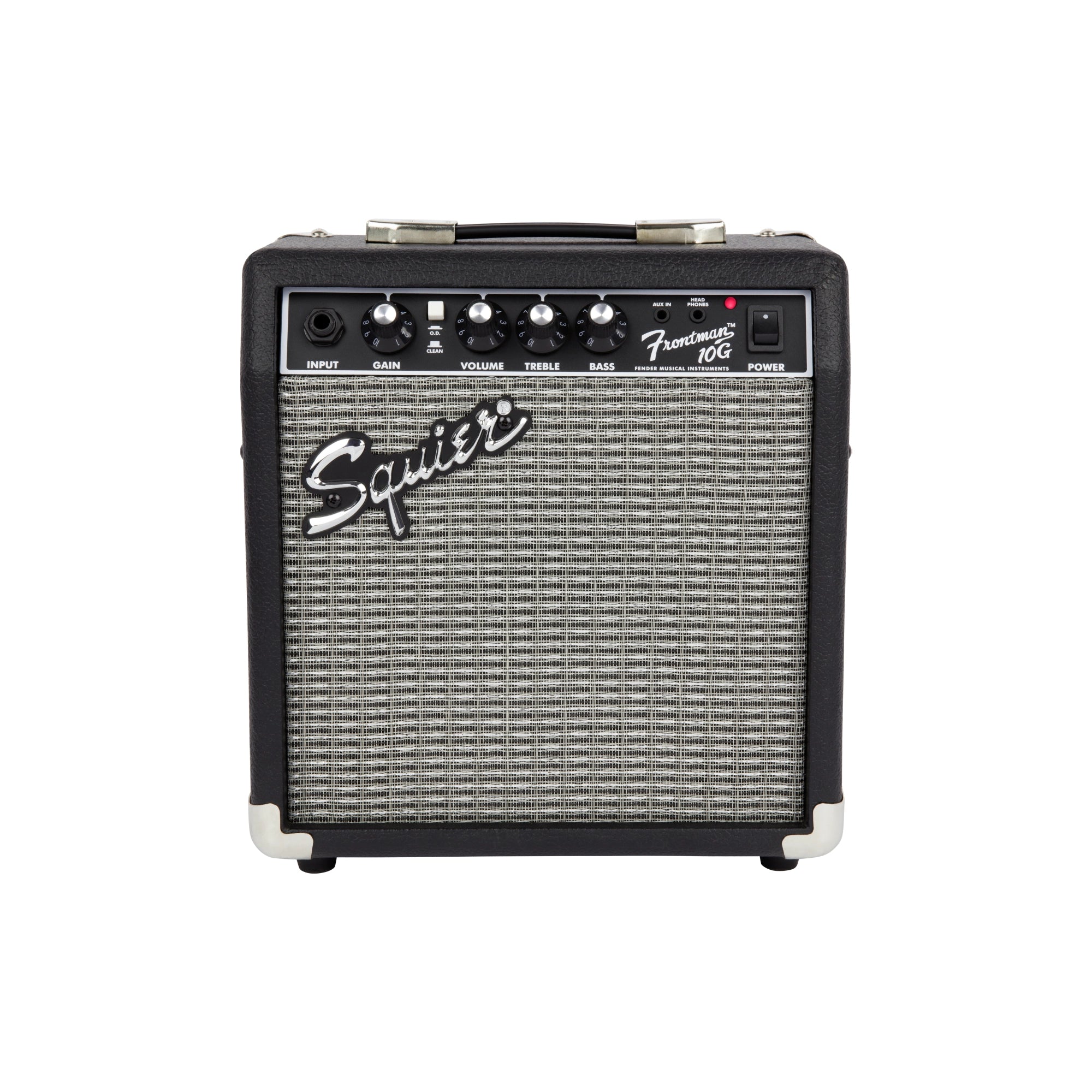 Squier Stratocaster Electric Guitar Pack - Brown Sunburst / Fender Frontman 10G Amp