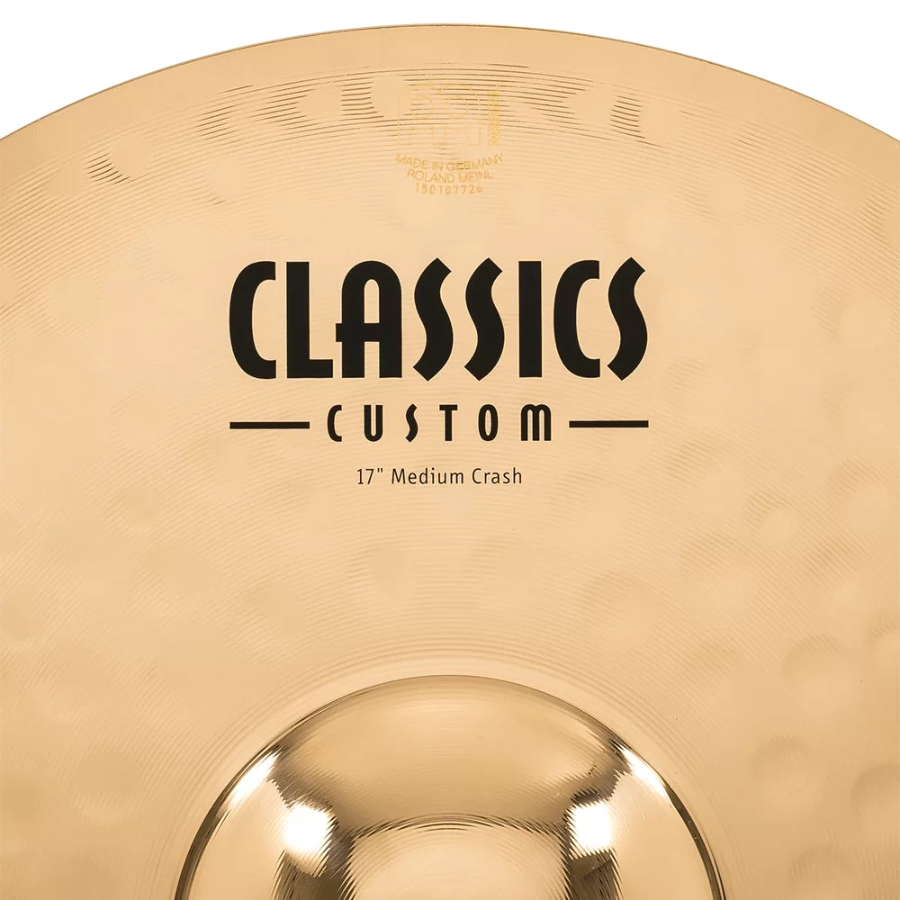 Meinl B10 Bronze Classics Custom Medium Crash- Brilliant 17 inch