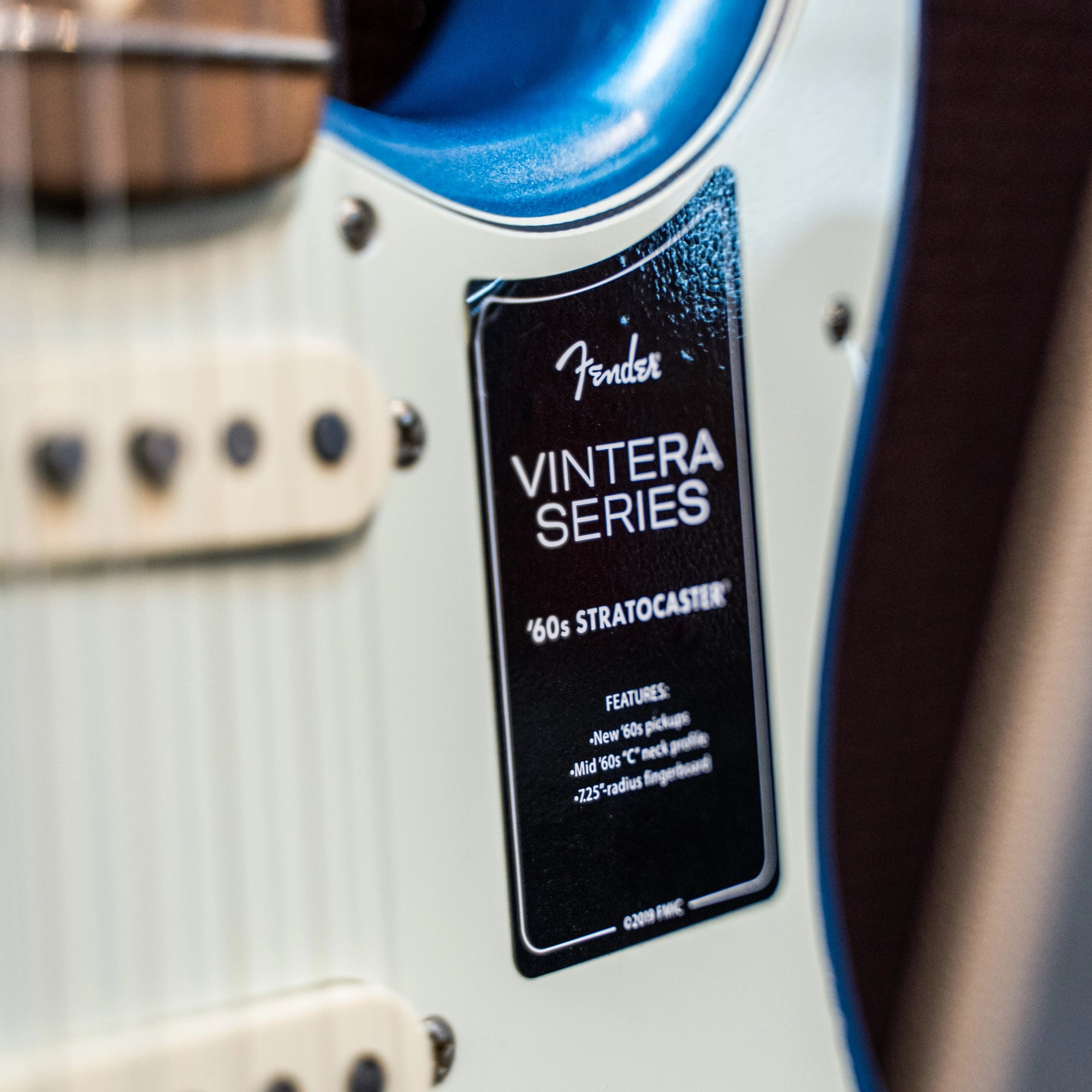 Fender Vintera Road Worn '60s Stratocaster Electric Guitar Lake Placid Blue