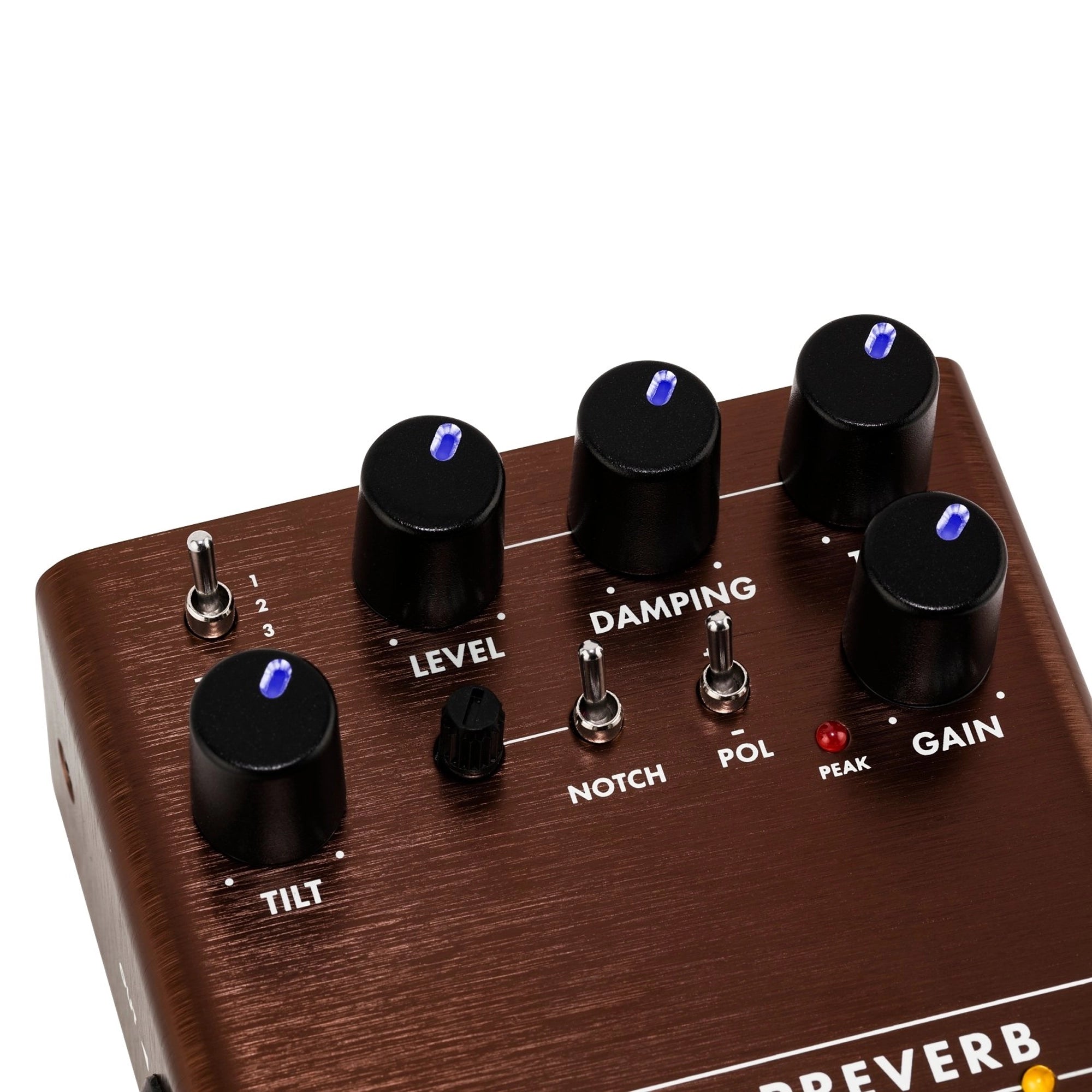 Fender Acoustic Preamp/Reverb Effects Pedal Copper