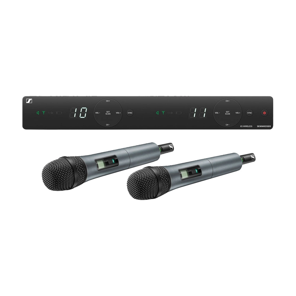 Sennheiser XSW 1-835 Dual Wireless Dual Handheld Microphone System - A Range