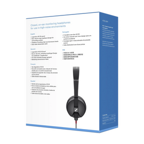 Sennheiser HD 25 Light - Lightweight Closed-Back On-Ear Studio Headphones