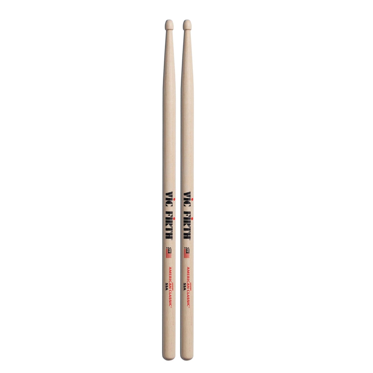 Vic Firth American Classic Drumsticks - 55A - Wood Tip