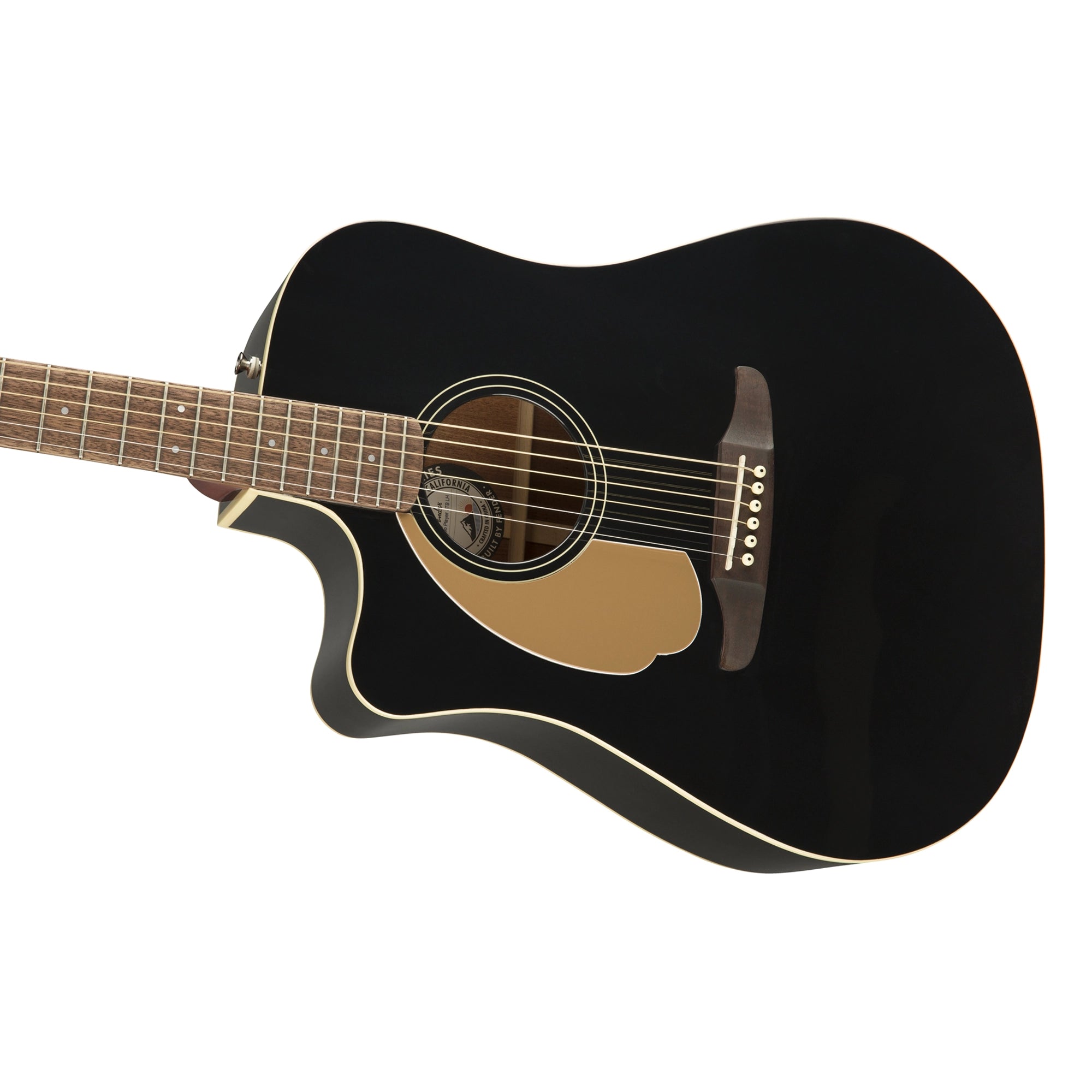 Fender Redondo Player Left-Handed Acoustic-Electric Guitar - Jetty Black