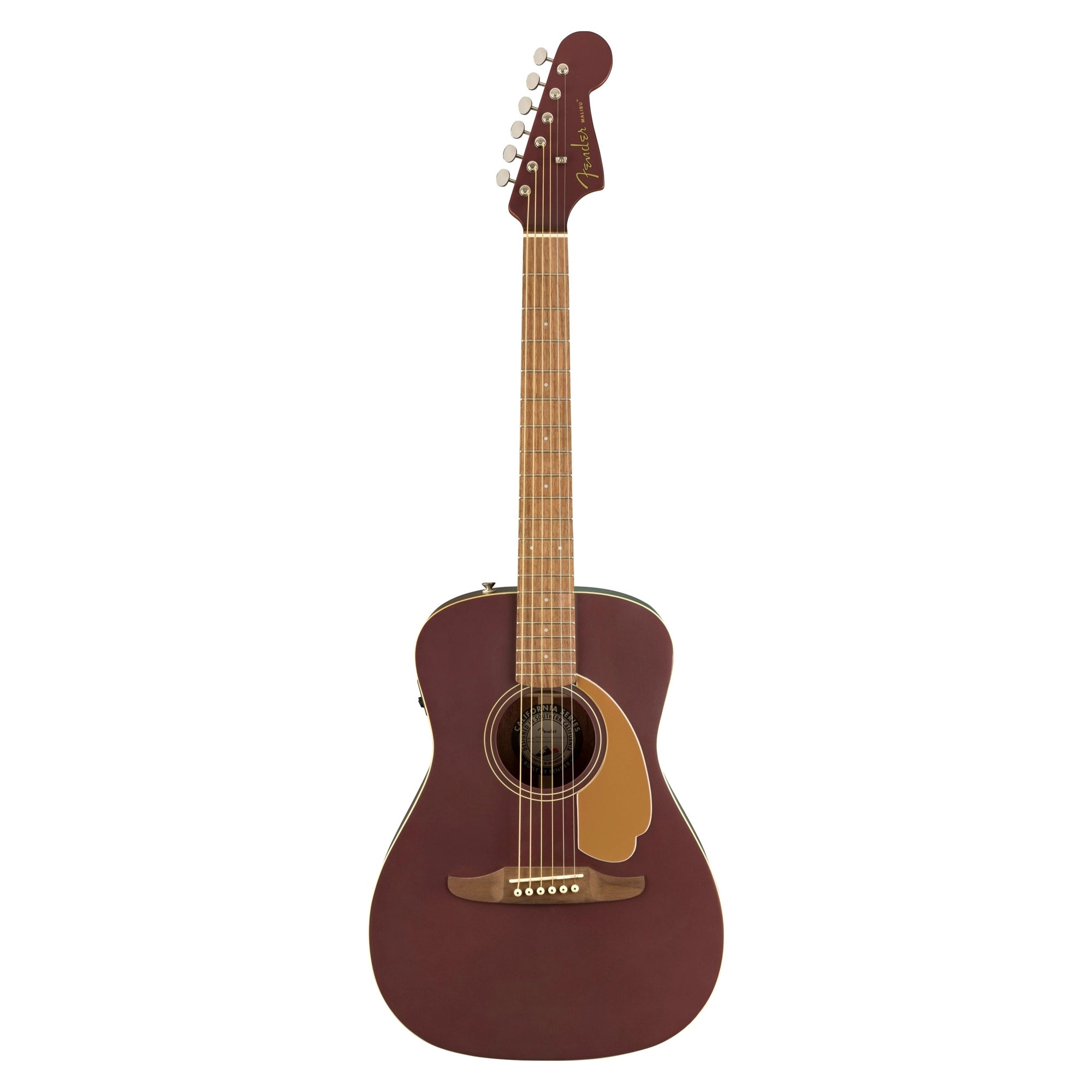 Fender Malibu Player Acoustic-Electric Guitar - Burgandy Satin