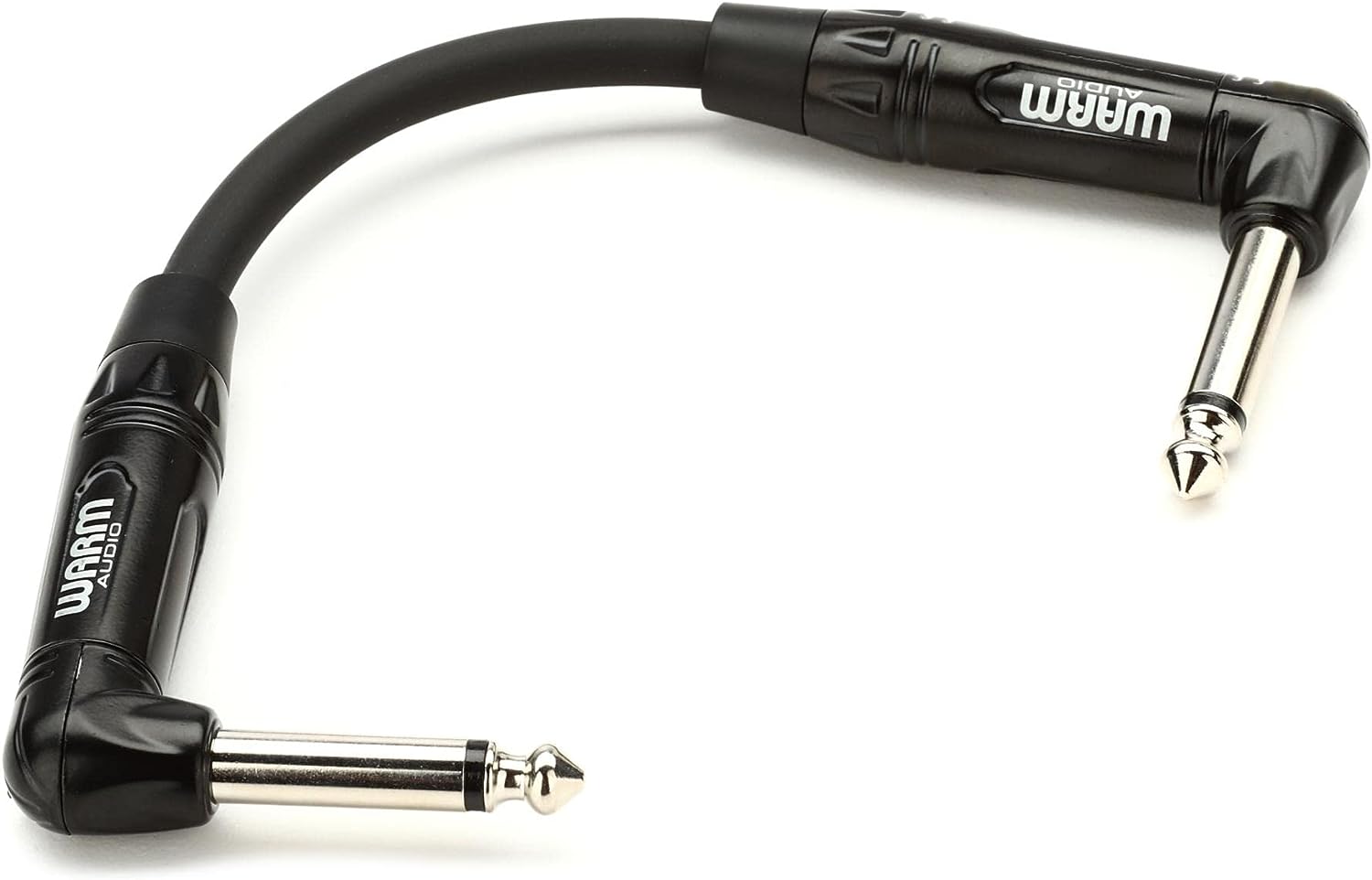 Warm Audio Pro-TS-2RT-6" Pro Series Right Angle to Right Angle TS Patch Cable - 6"