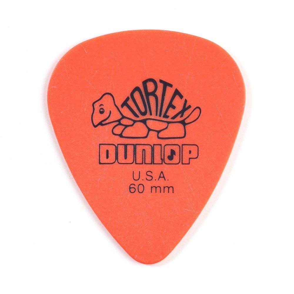 Dunlop 418P.60 Tortex Standard Guitar Pick Orange - 0.60mm