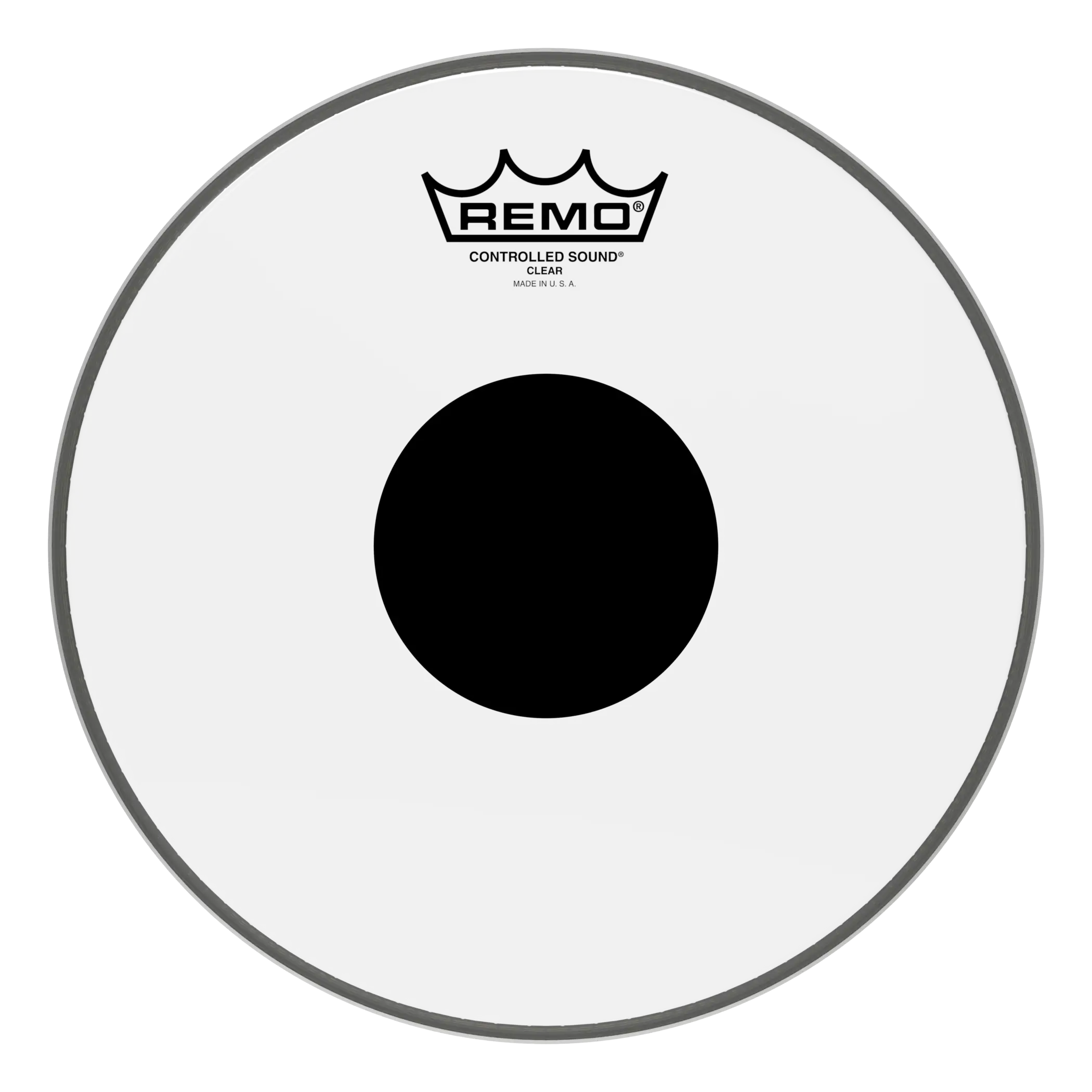 Remo 10" Controlled Sound Clear Black Dot Drumhead