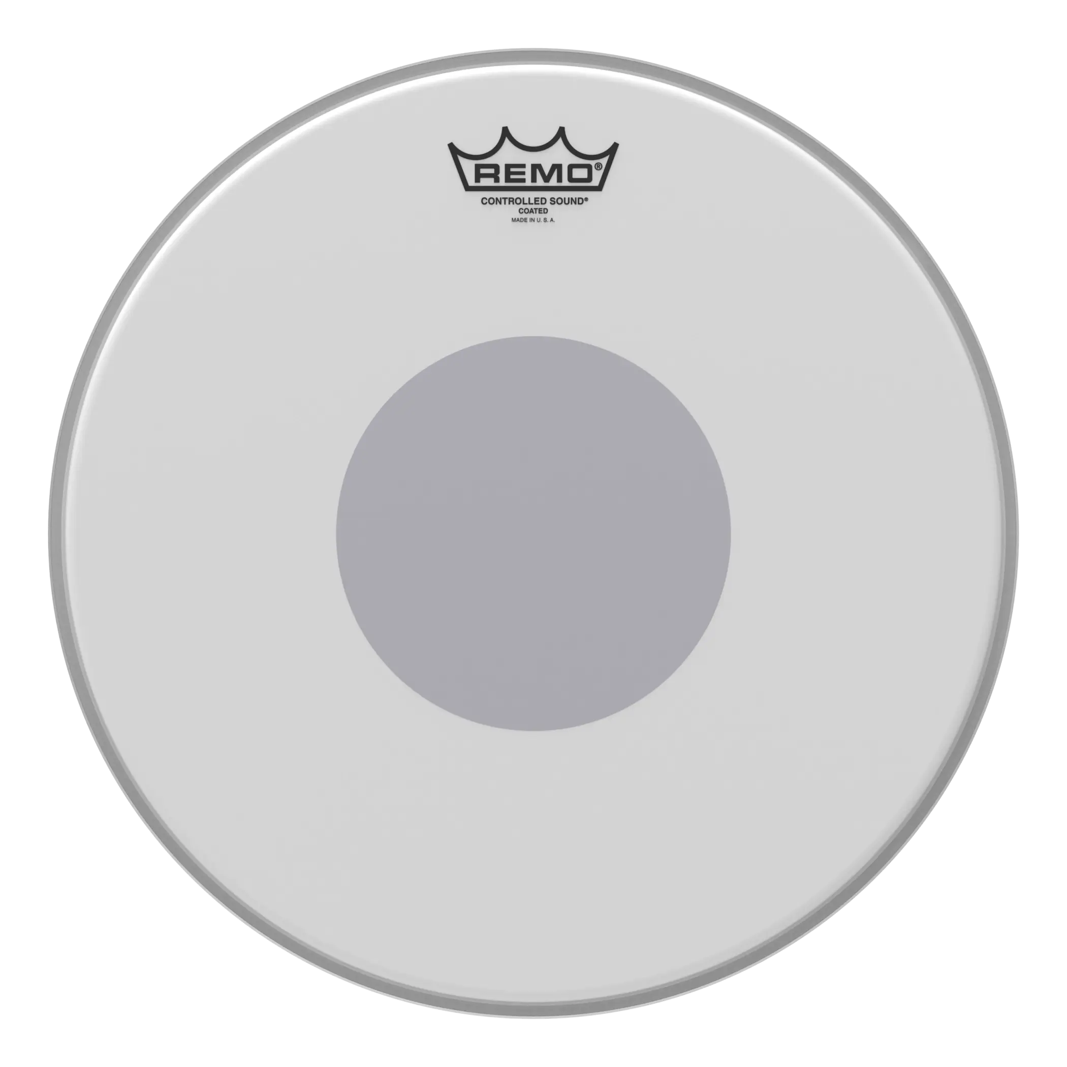 Remo 14" Controlled Sound Coated Black Dot Drumhead