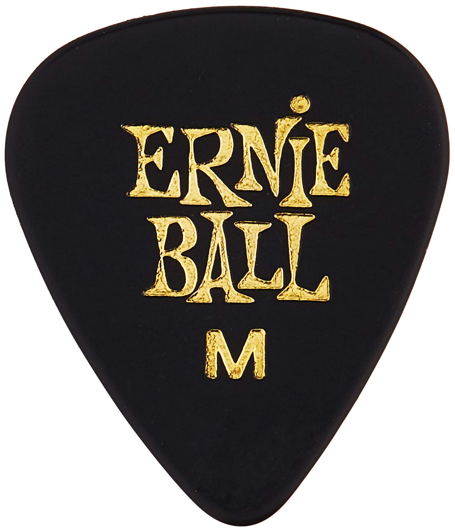 Ernie Ball Med Cellulose Guitar Pick - Black