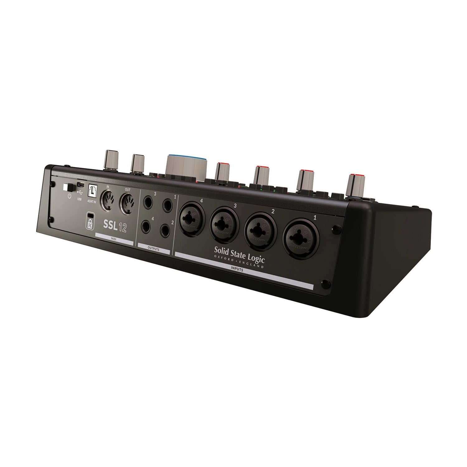 Solid State Logic audio interface on a white background