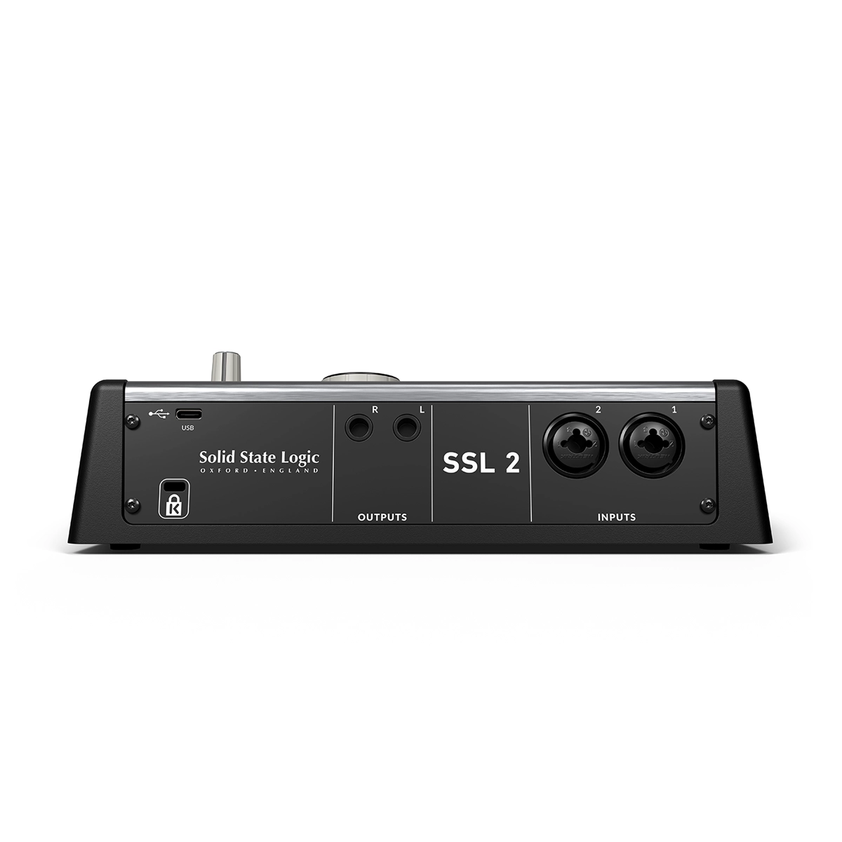 Solid State Logic SSL 2 MKII 2 X 2 USB-C Audio Interface - 729706X2 back panel view