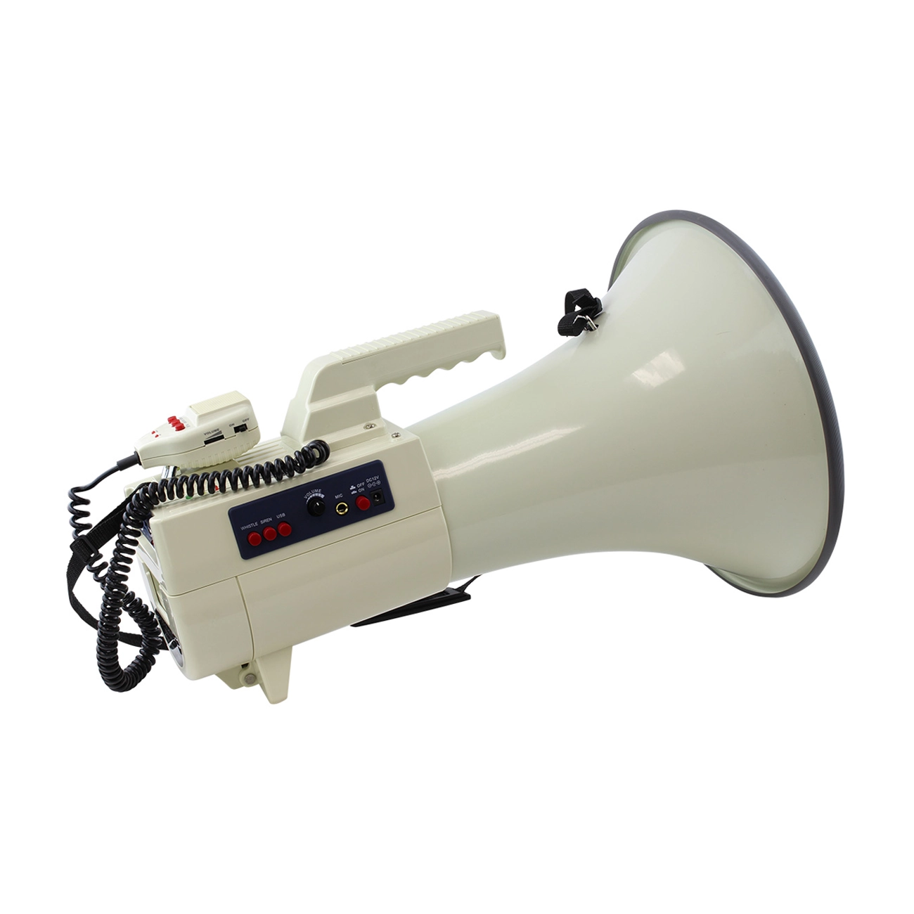 BK Shoulder Megaphone With Wireless Microphone front side panel