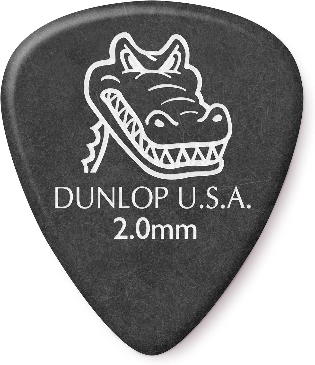 Dunlop Gator Grip Guitar Pick - 2.0mm Black