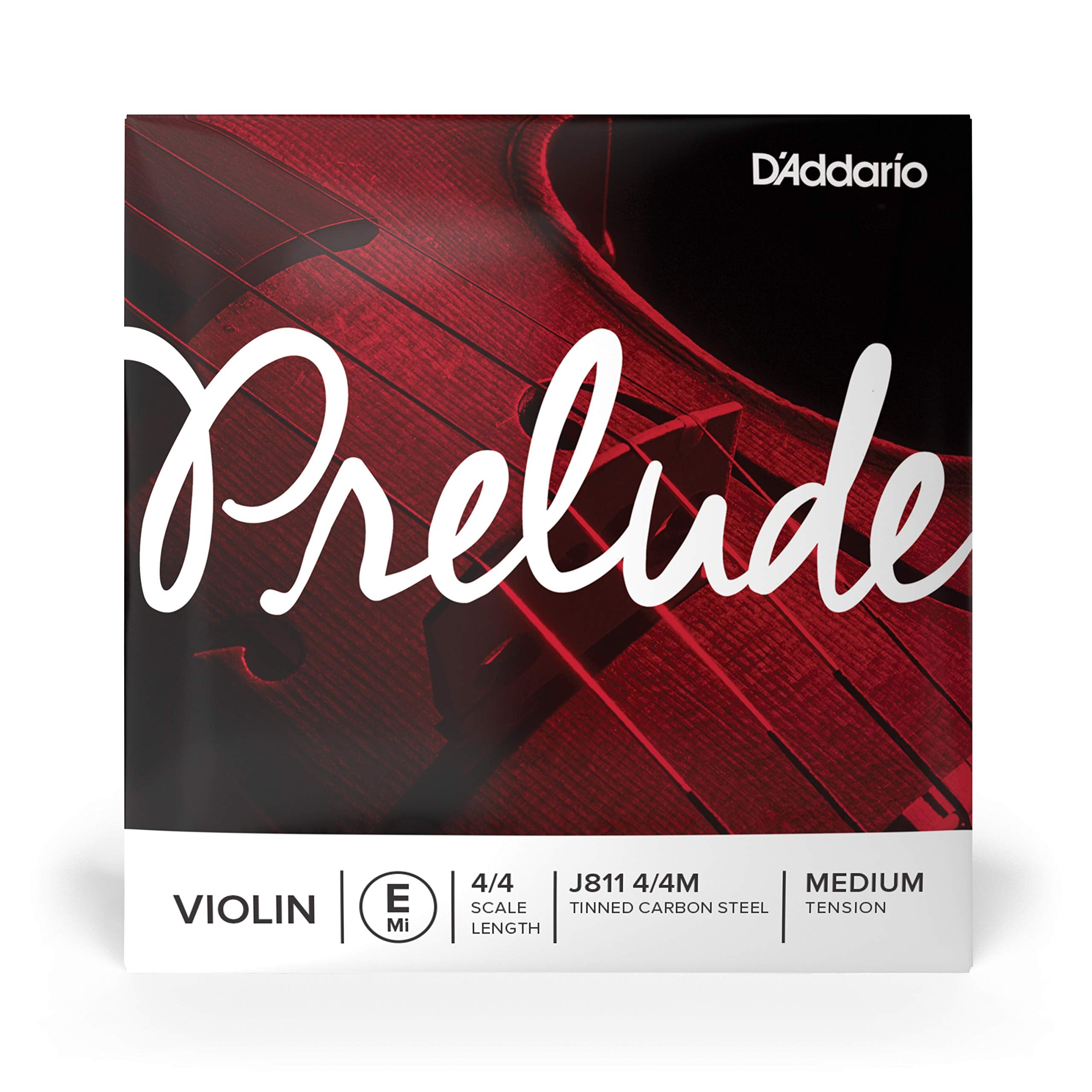 D'addario Prelude Single Violin String, E, Medium 4/4