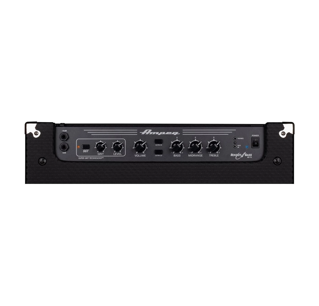 Ampeg Rocket Bass RB-115 1x15 200W Bass Combo Amp Black and Silver