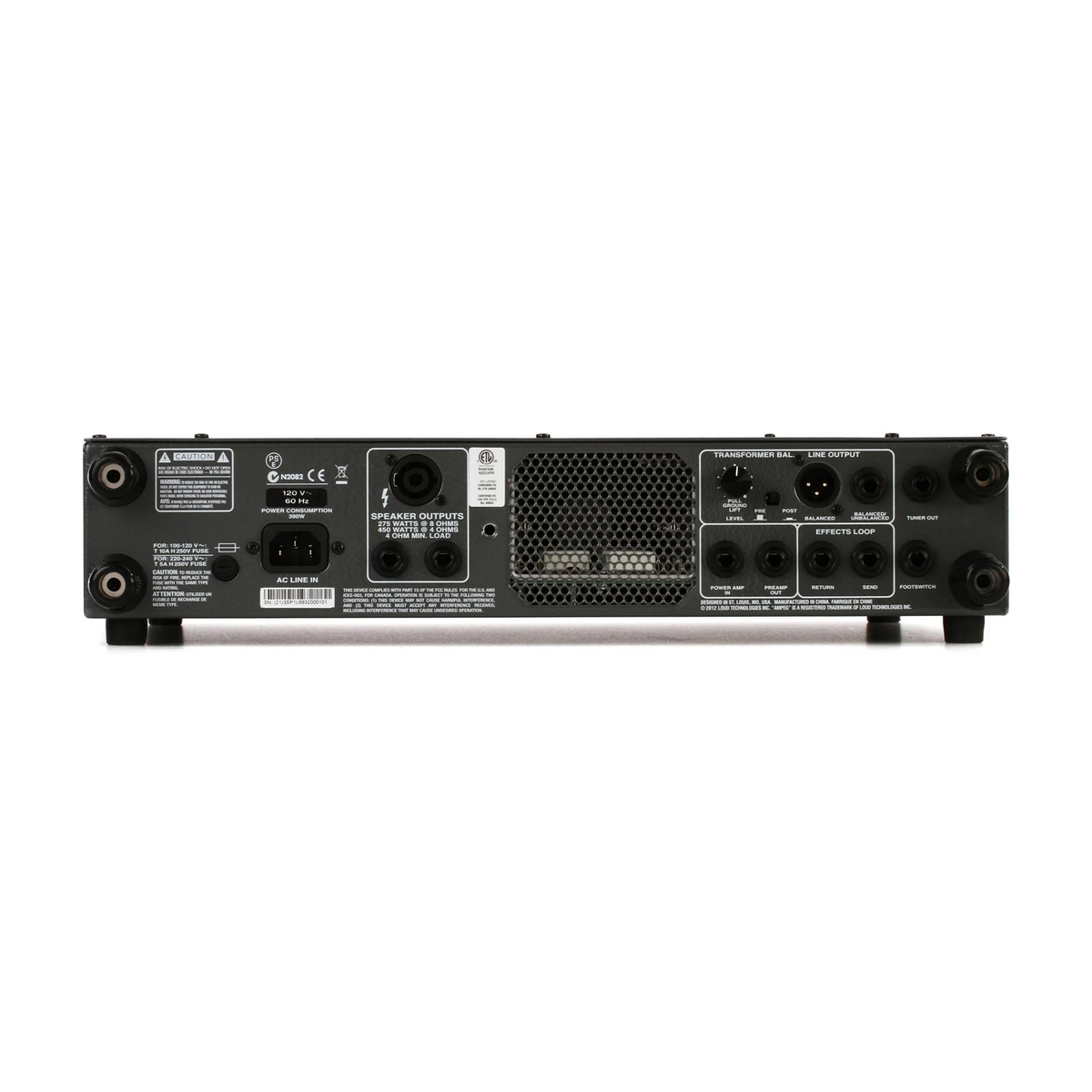 Ampeg SVT-3Pro 450-Watt Tube Preamp Bass Head