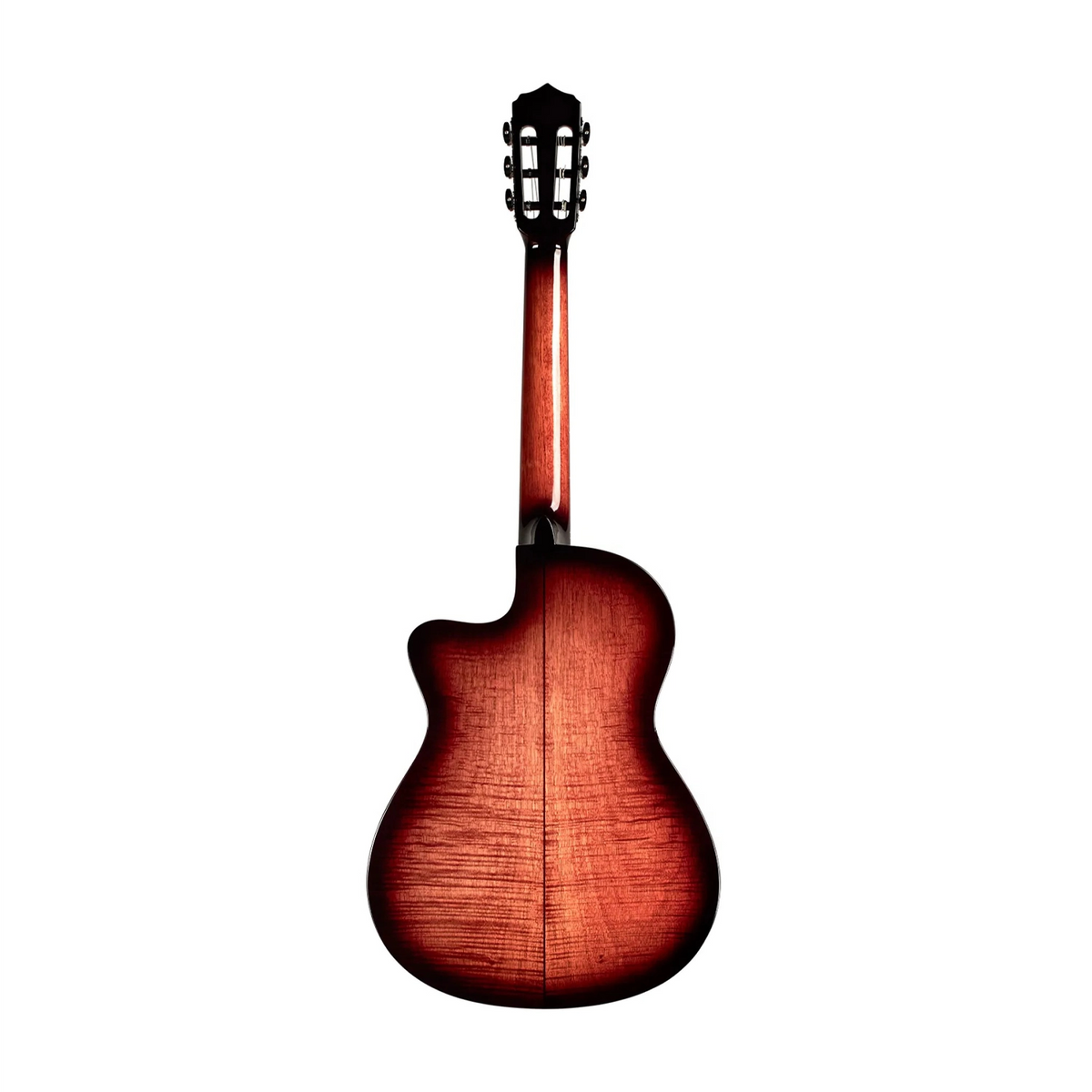 Cordoba Fusion 5 Nylon-String Acoustic-Electric Guitar - Edge Burst back panel view