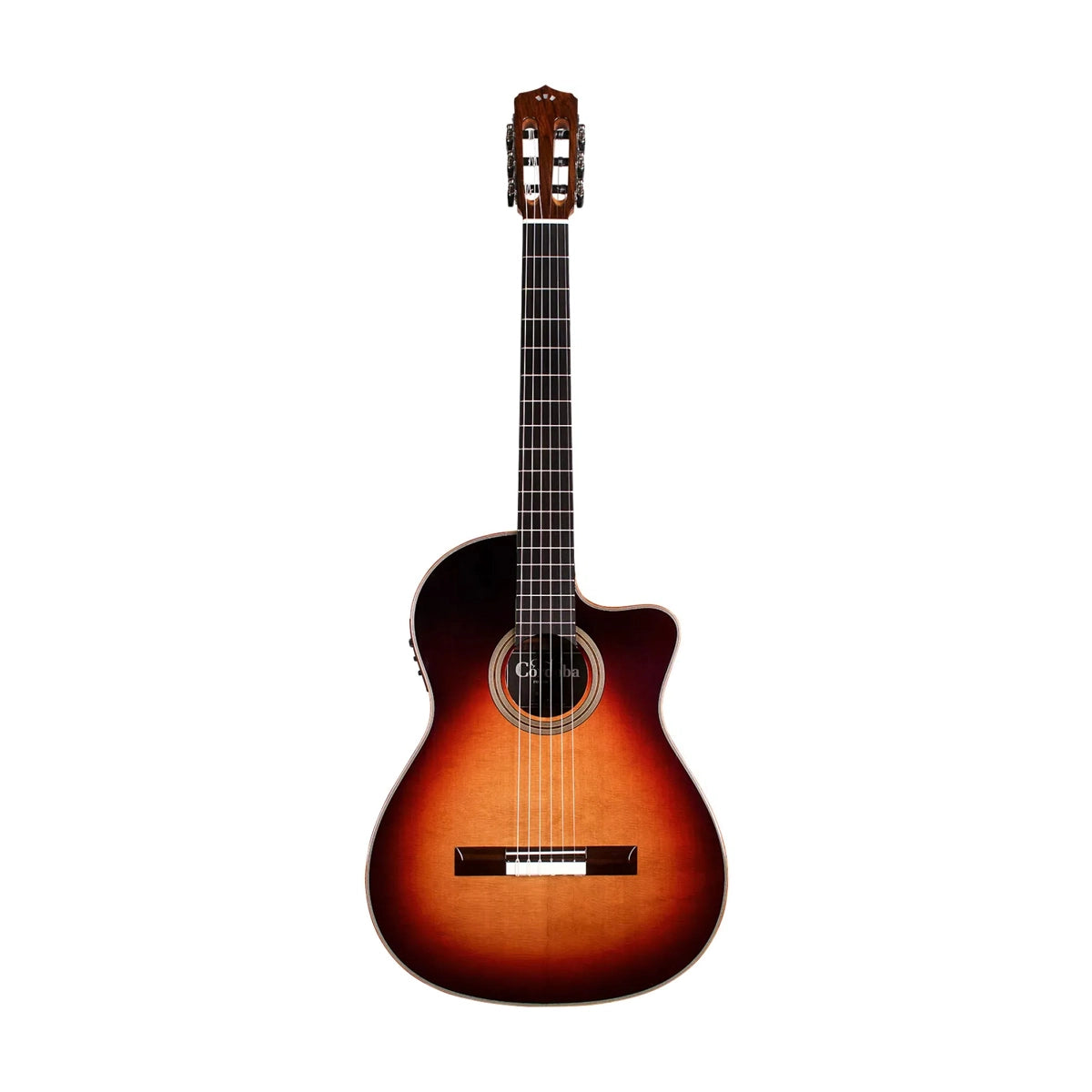 Cordoba Fusion Orchestra Ce Nylon String Acoustic Guitar - Tear Drop Burst