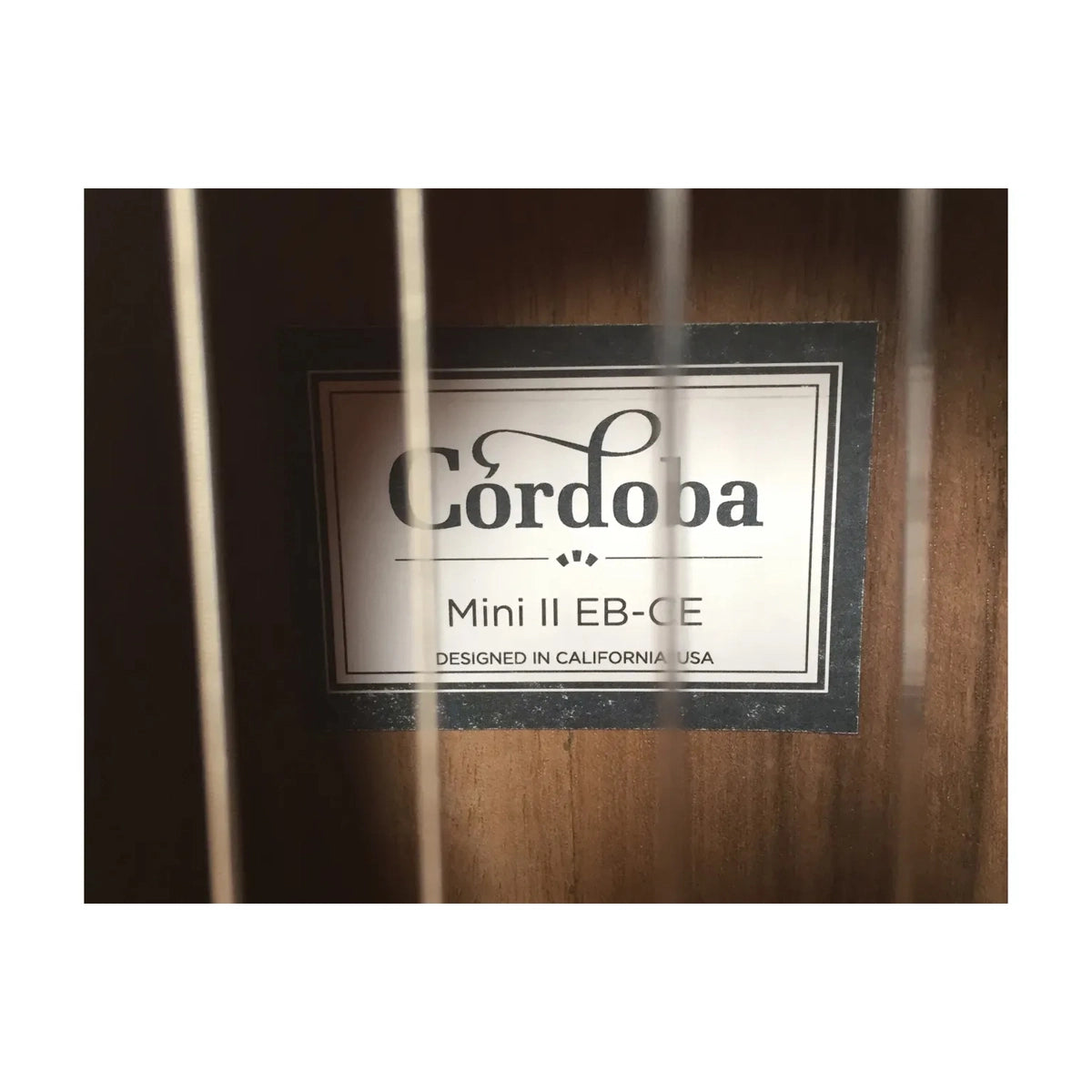 Cordoba Mini II EB-CE Nylon String Acoustic-Electric Guitar