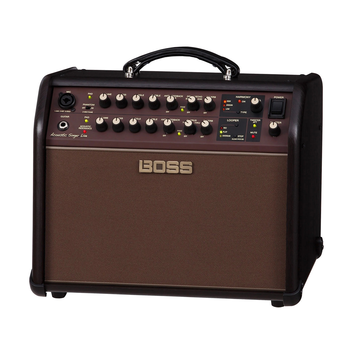 Amplificador Acústico Boss Singer Live 60W 1x6.5 para Guitarra Acústica
