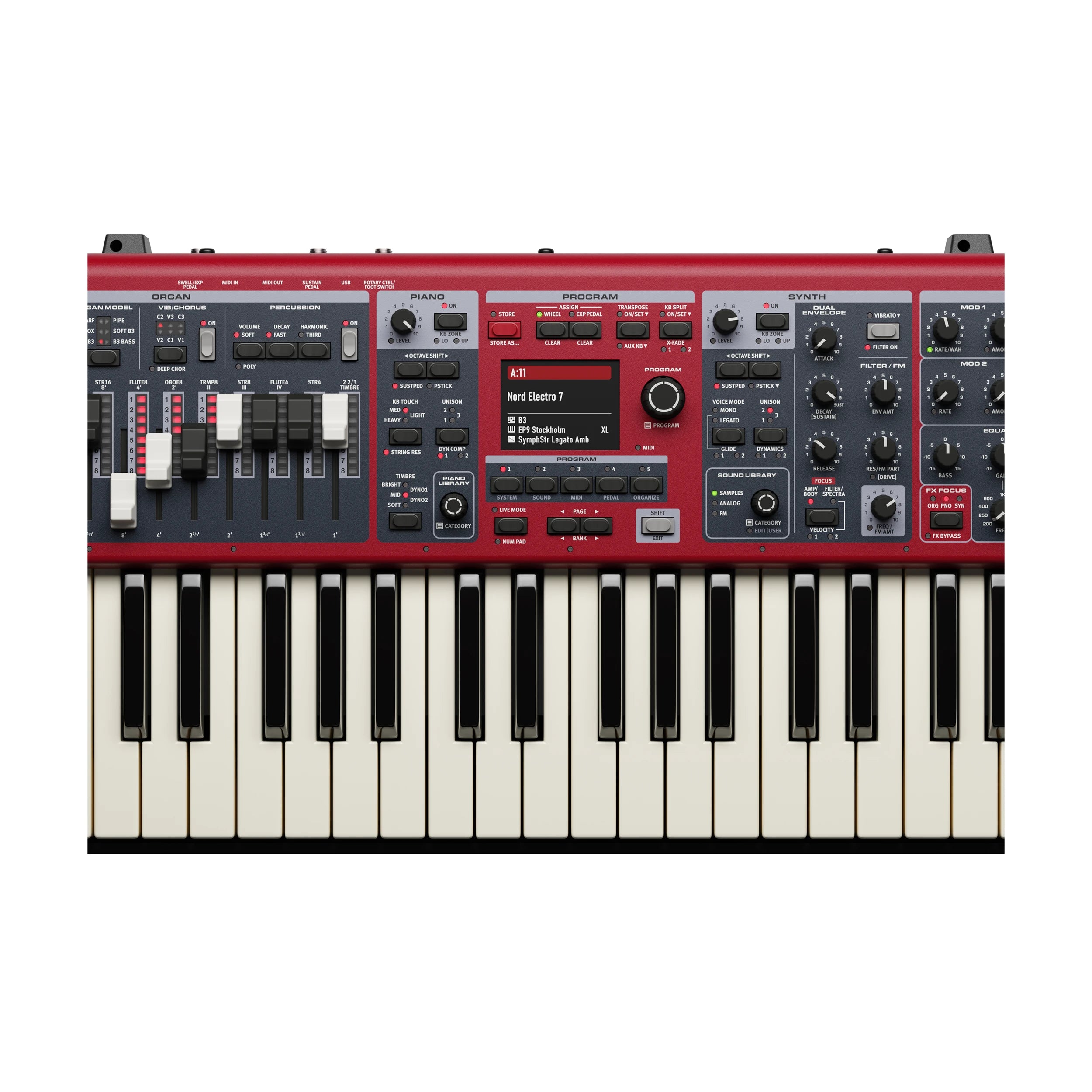 Nord Electro 7 Stage Piano 73 teclas Con Teclado Semipesado Tipo Cascada