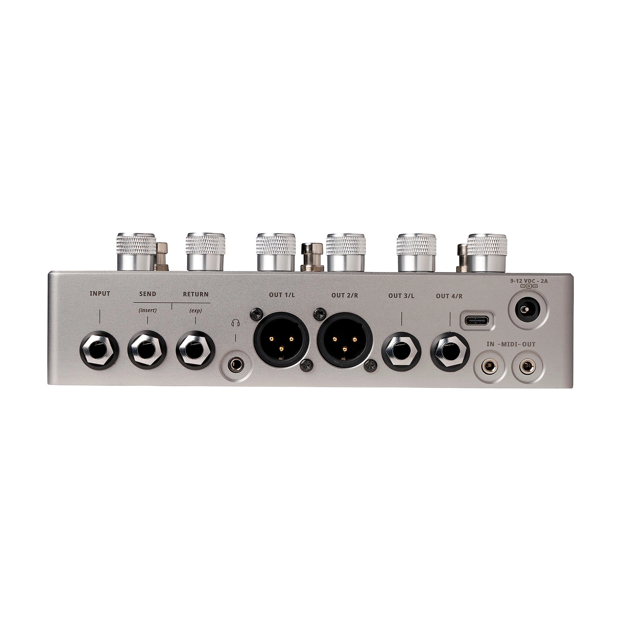 Back view of Darkglass Anagram Multi-Effects Bass Workstation