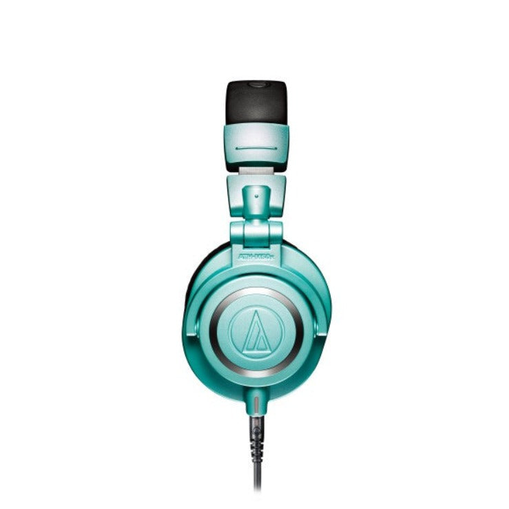 Audio-Techina ATH-M50X Closed-Back Studio Monitoring Headphones - Limited Edition Icy Blue