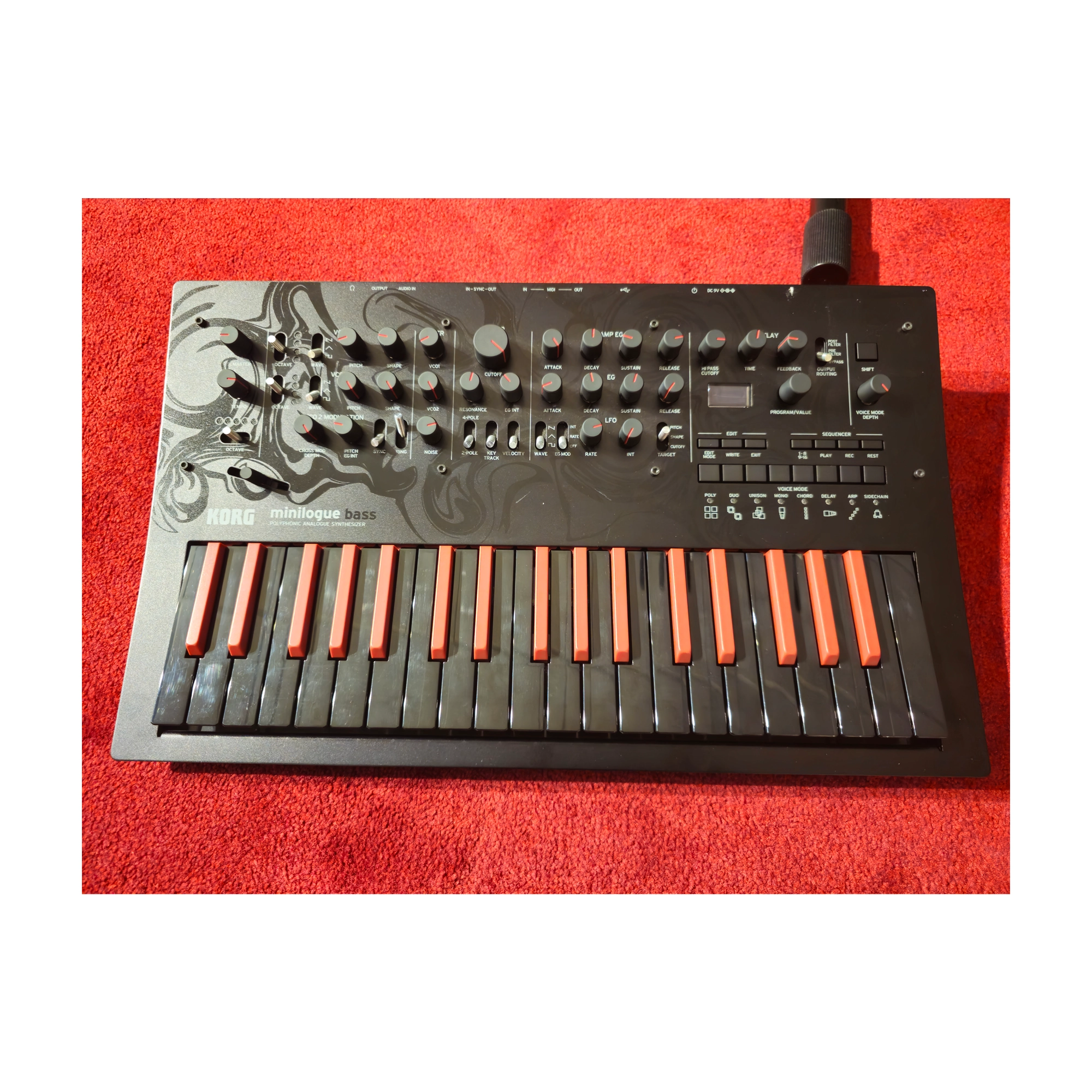 Korg miniloguebass 4-voice Polyphonic Analog Synthesizer - B-Stock