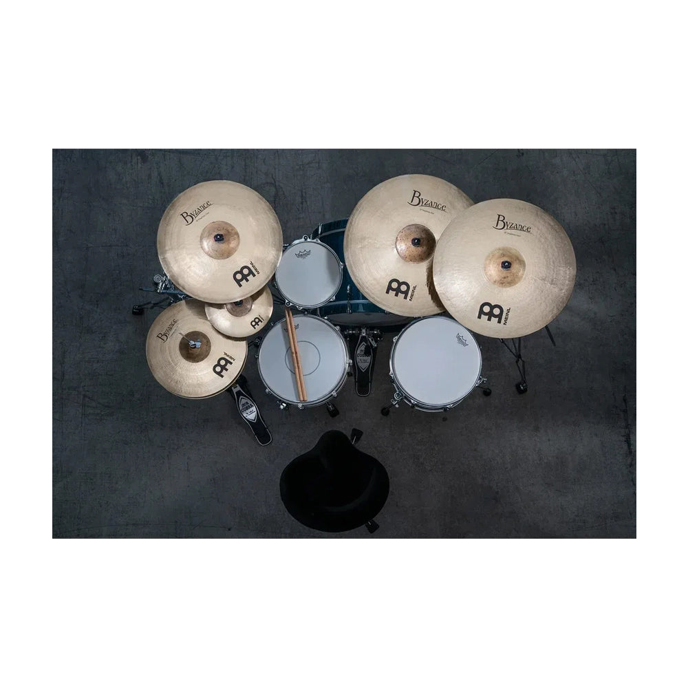 Meinl Cymbals B15POH-B Byzance Brilliant Polyphonics Hi-Hats - 15"