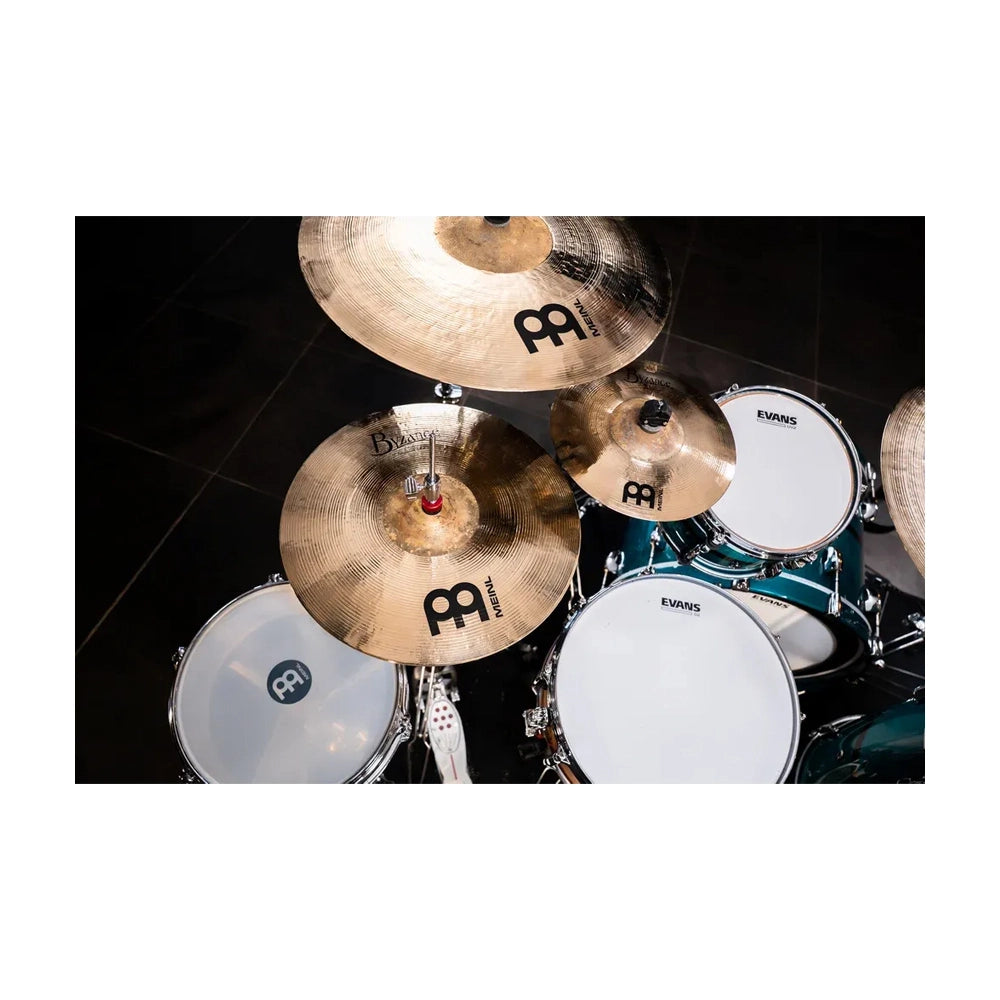 Meinl Cymbals B15POH-B Byzance Brilliant Polyphonics Hi-Hats - 15"
