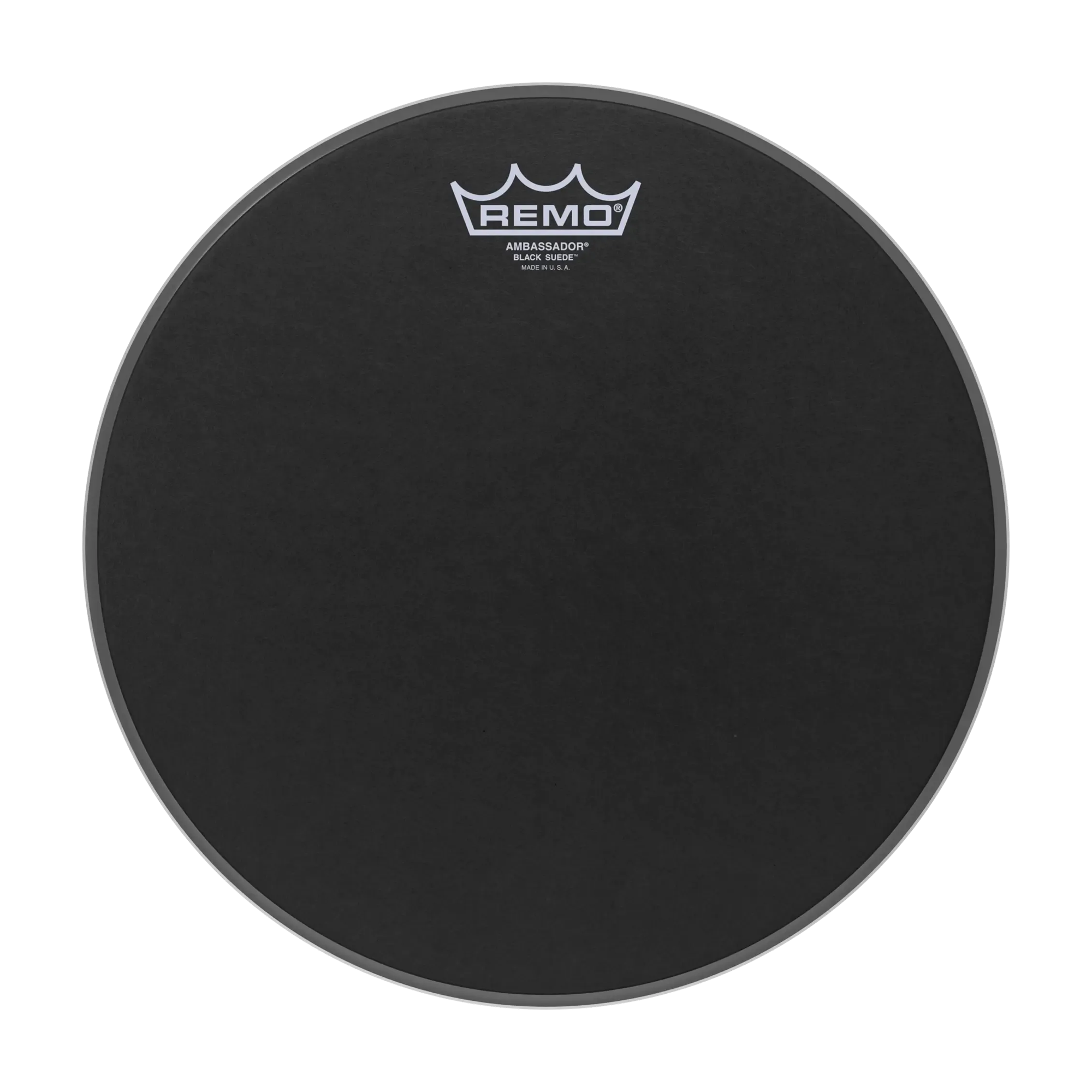 Remo Suede Ambassador BA-0814-ES 14" Drumhead Black