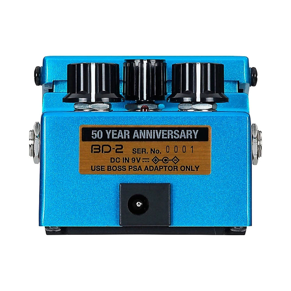 Boss Limited-Edition 50th-Anniversary BD-2 Blues Driver Pedal Boss Limited-Edition 50th-Anniversary BD-2 Blues Driver Pedal